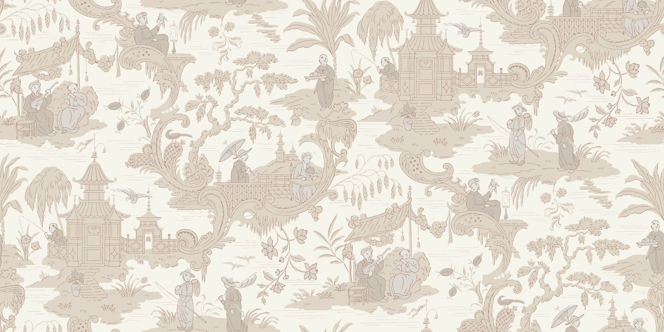 Chinese Toile Tapete - 100/8039 - Cole&Son - Archive Anthology von Cole&Son aus der Kategorie Archive Anthology mit der Artikelnummer 100-8039