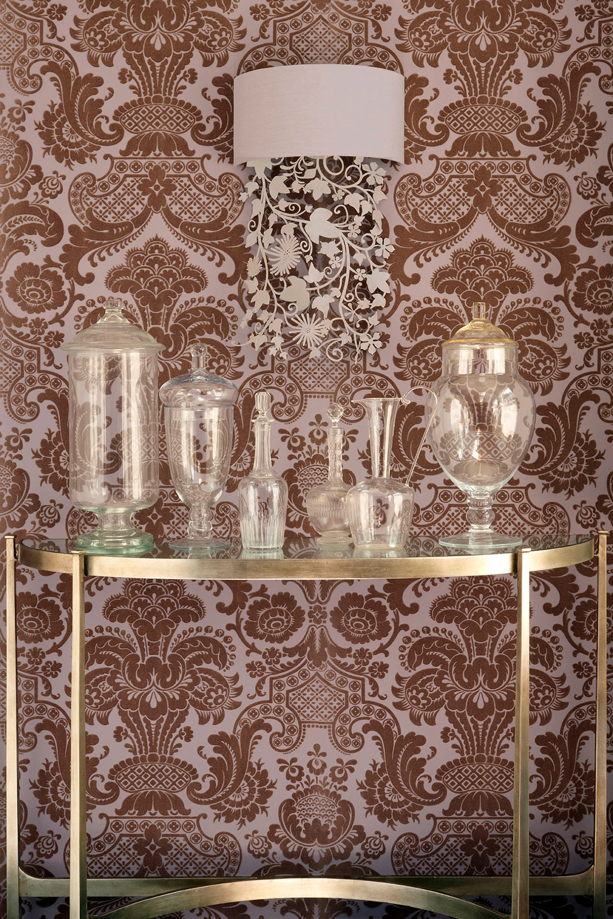 Petrouchka Tapete - 108/3015 - Cole&Son - Mariinsky Damask von Cole&Son aus der Kategorie Mariinsky Damask mit der Artikelnummer 108-3015