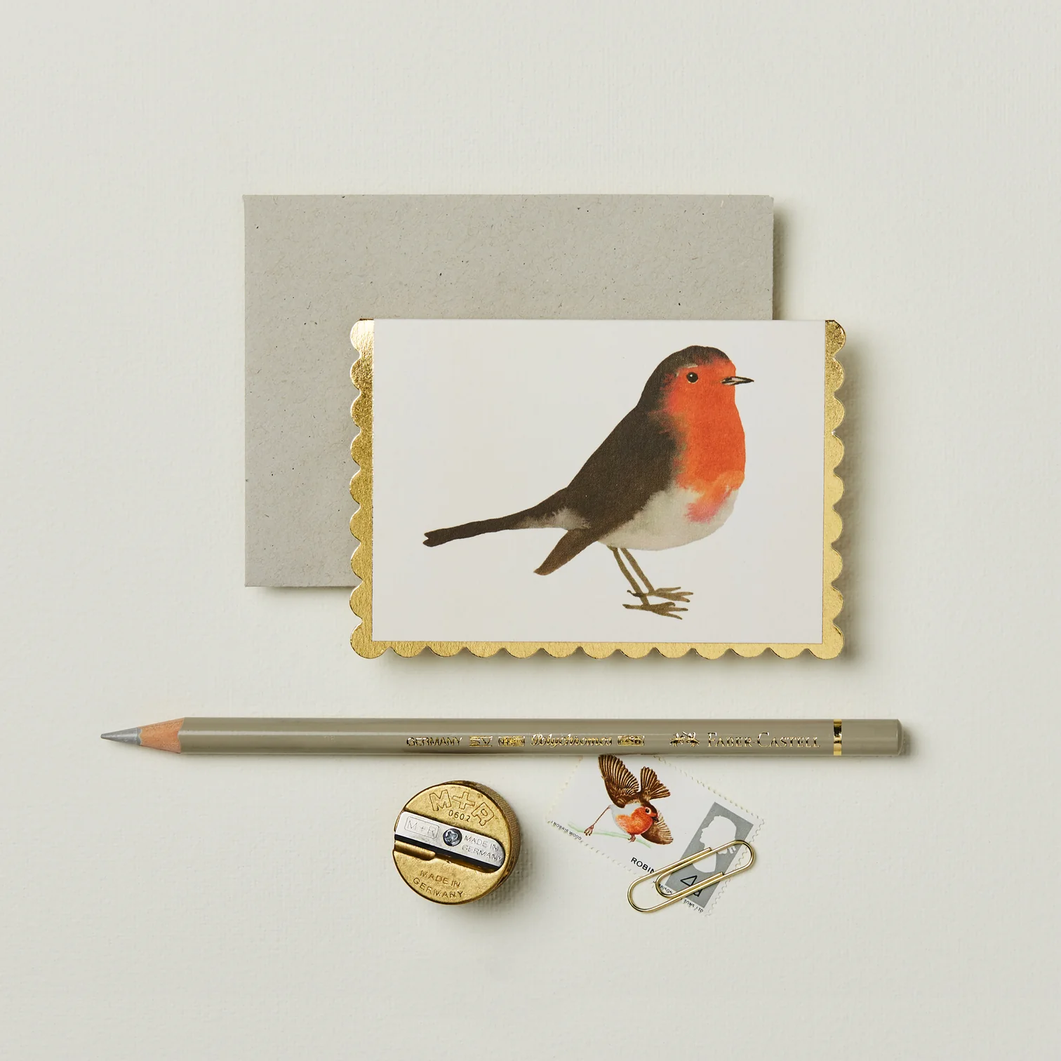 Robin - Mini Grußkarte von Wanderlust Paper Co.