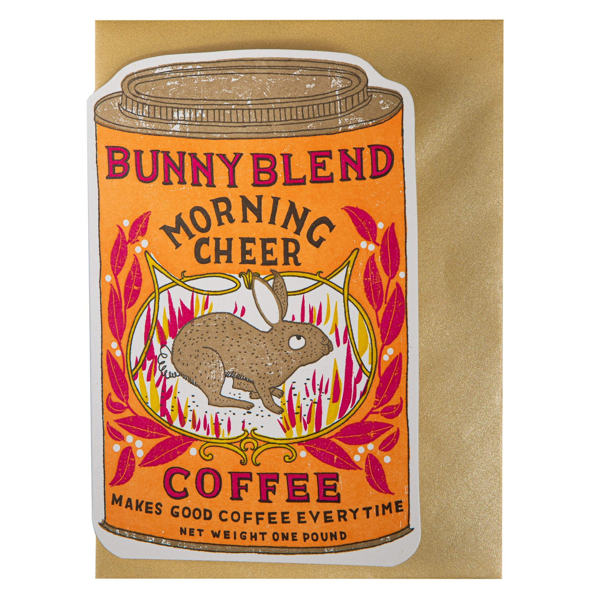 "Coffee Tin" - 3D Klappkarte - Cut-Out Card von Archivist