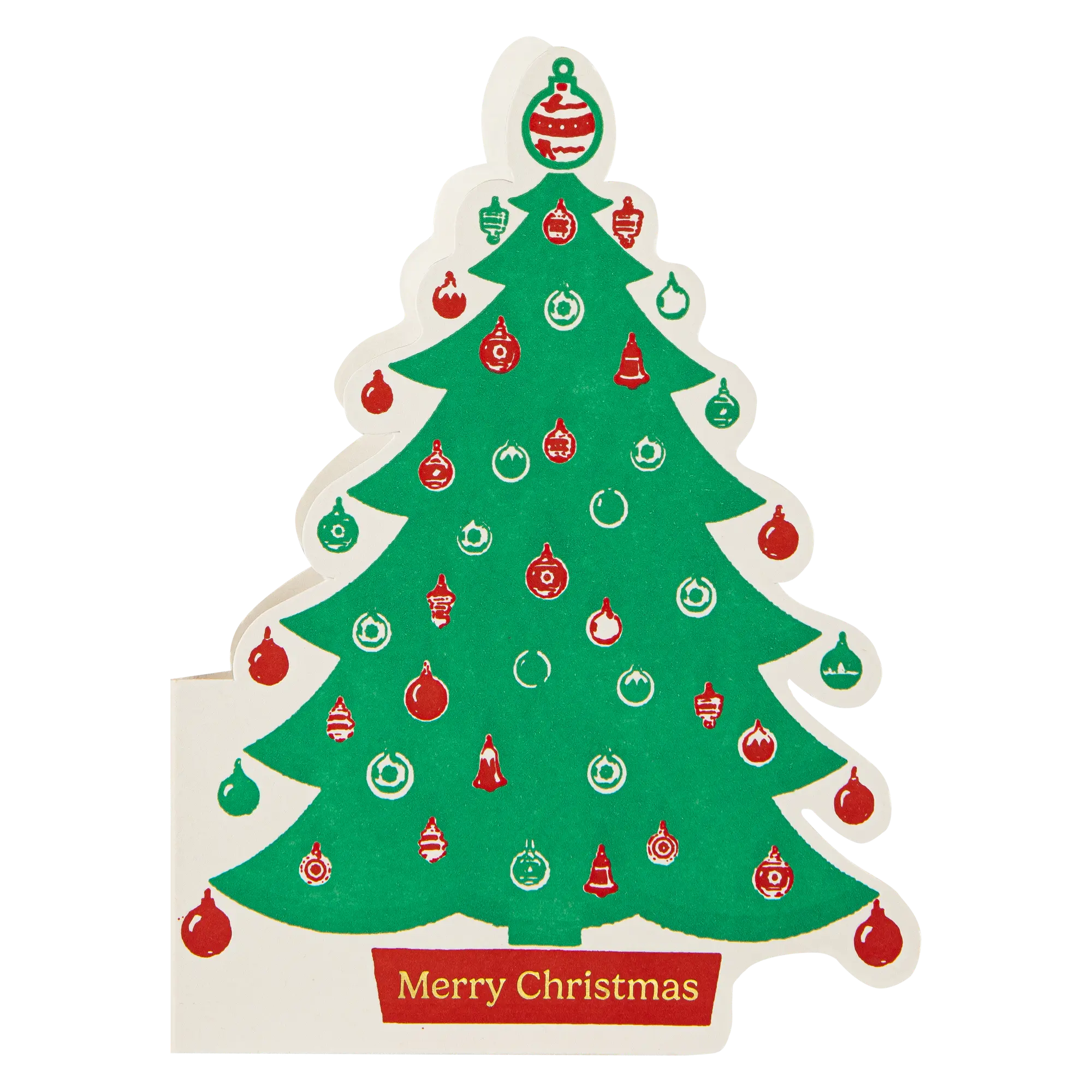 "Christmas Tree" - 3D Klappkarte - Cut-Out Card von Archivist