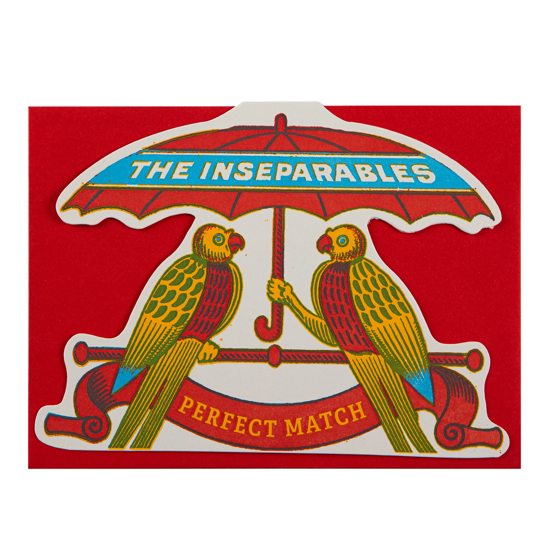 "The Inseparables" - 3D Klappkarte - Cut-Out Card von Archivist