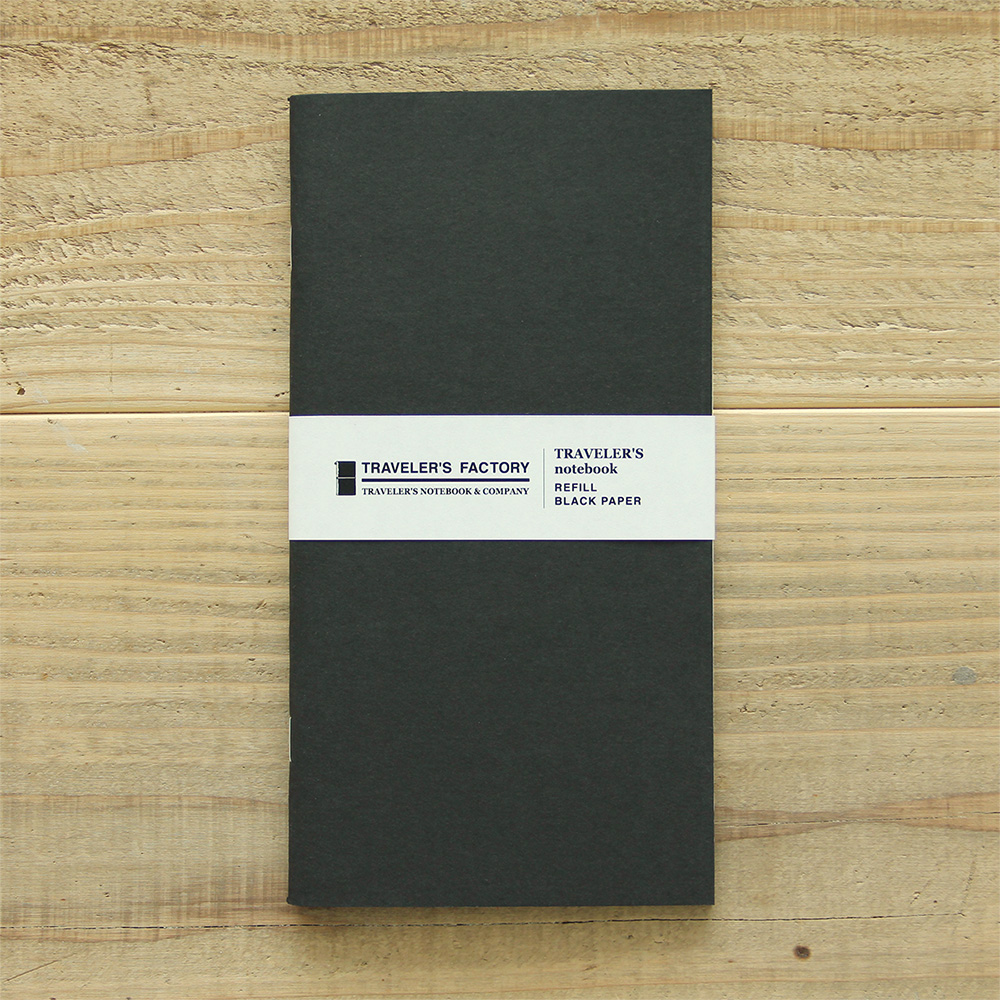 Kraftpapier "Schwarz" - TRAVELER'S FACTORY Notebook Refill Regular