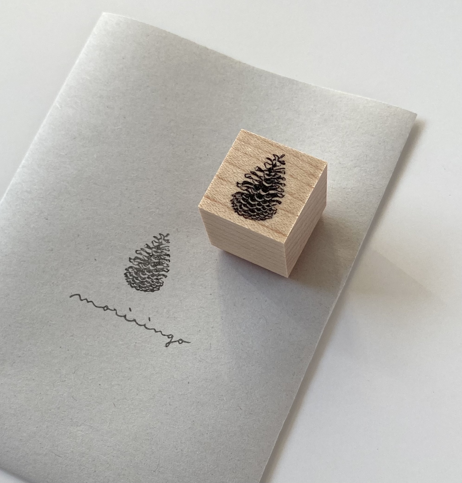Tannenzapfen - Japanischer Stempel