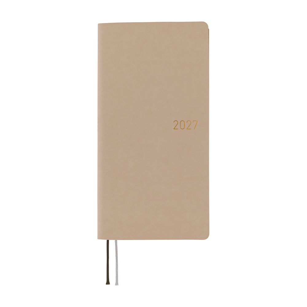 Weeks 2027 englisch – Smooth: Café au Lait | Hobonichi