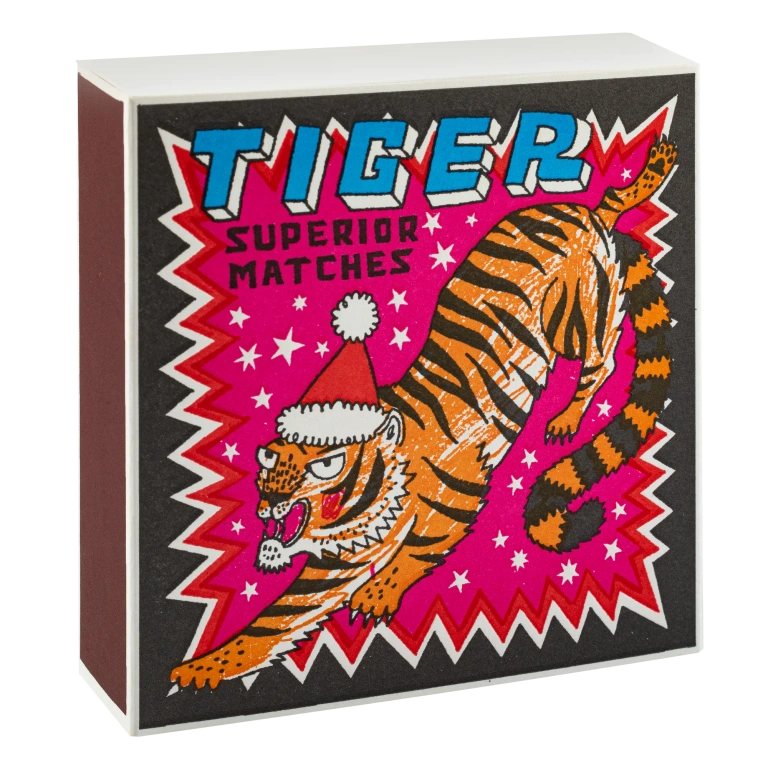 Streichhölzer "Festive Tiger"