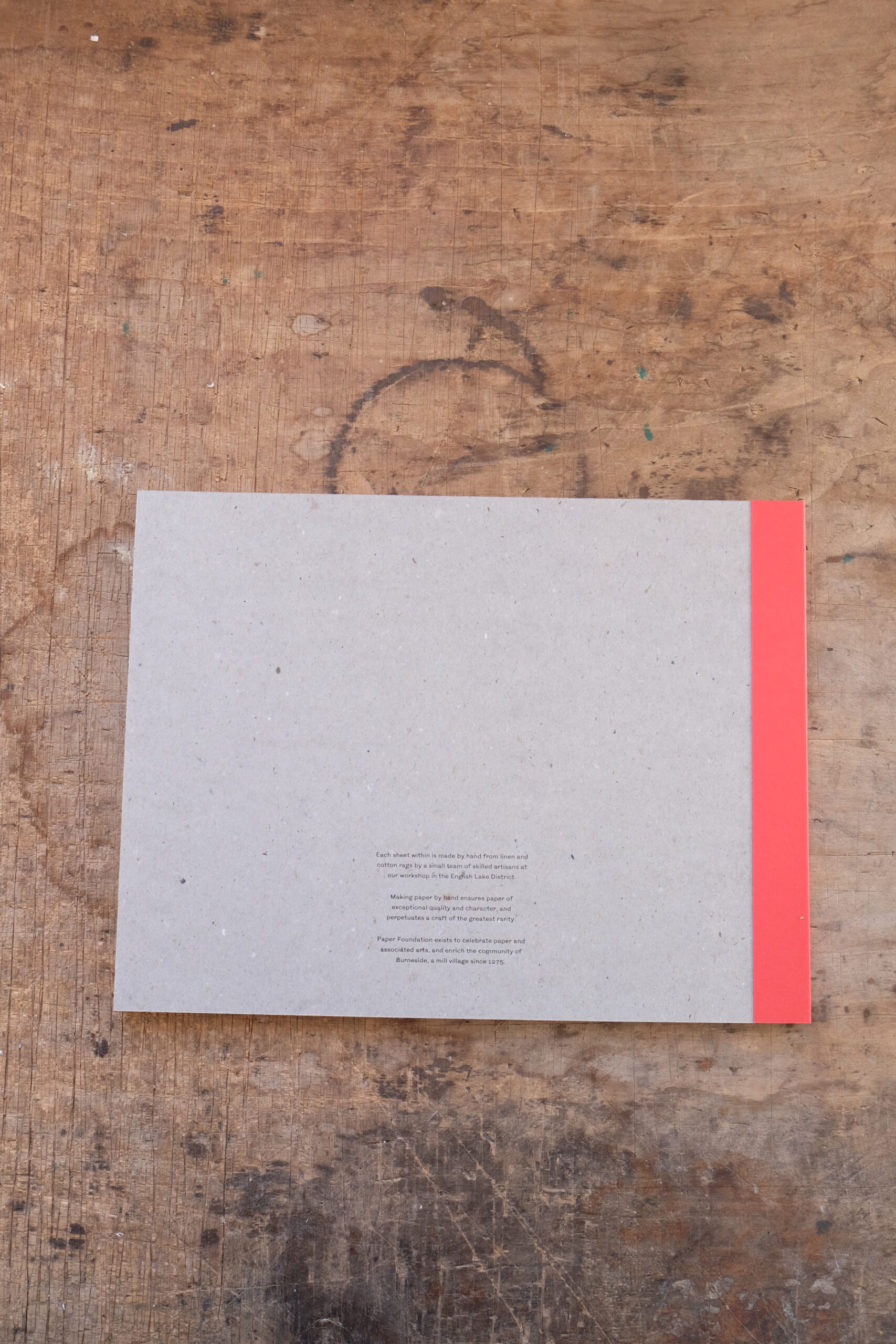 Art Pad L - Zeichenblock - PILLAR BOX RED X IVORY - Paper Foundation