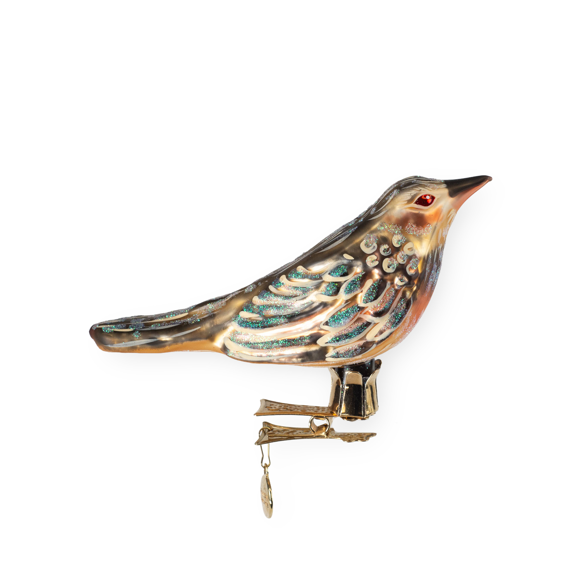 Feldlerche - Christbaumschmuck - Glaskunst aus Polen