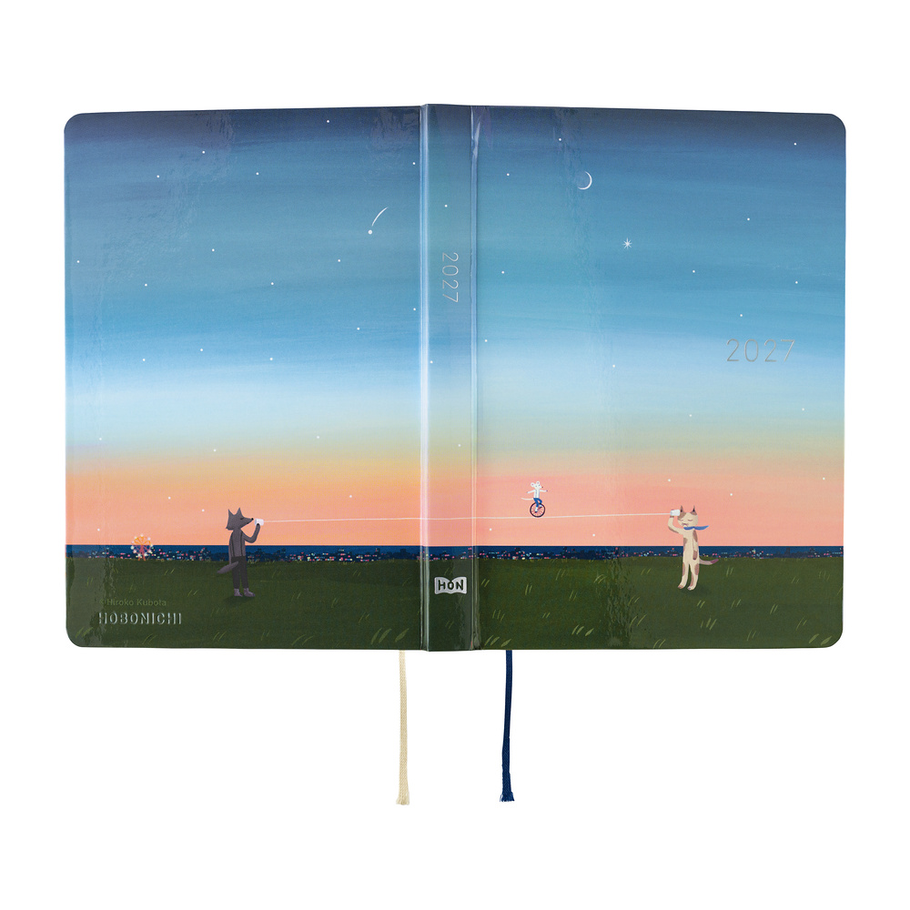 HON A6 2027 englisch – Hiroko Kubota: String Telephone Until the Moon is Full | Hobonichi