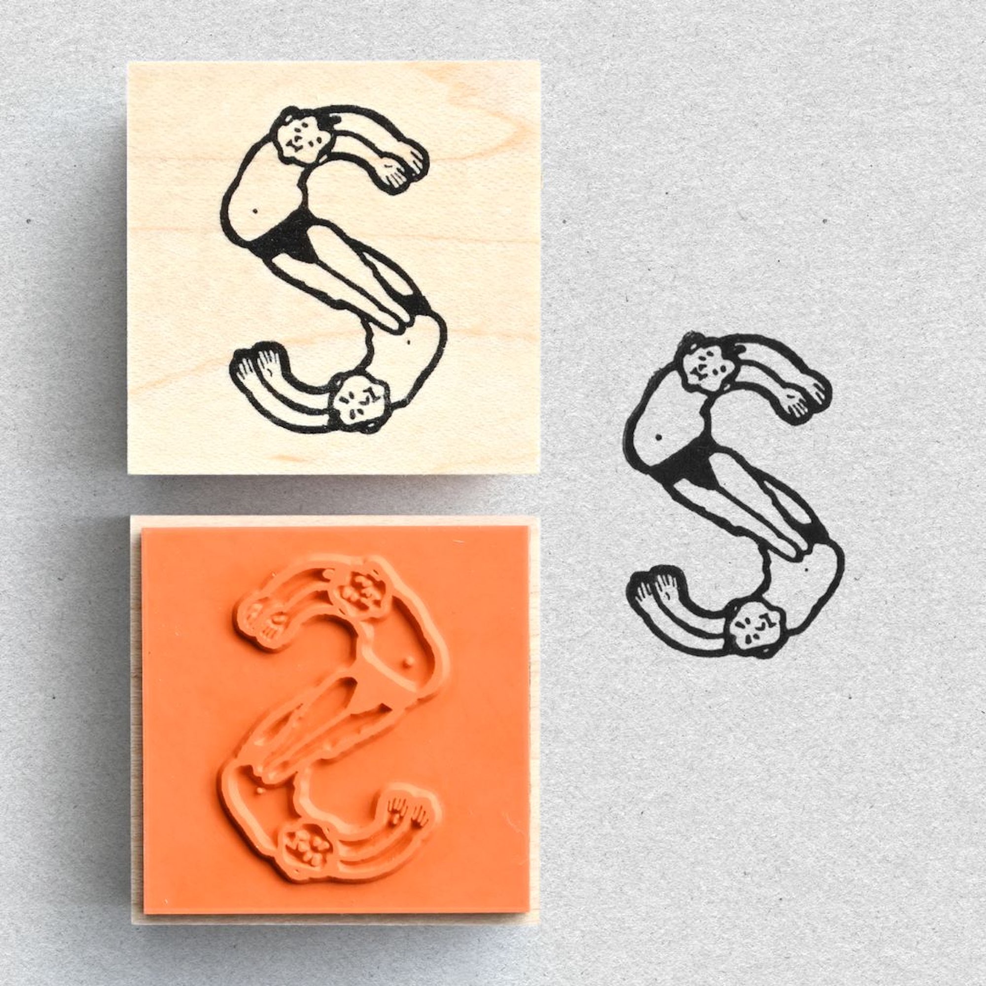 "S" - Alphabet - Japanischer Stempel-Buchstabe-ON-19-S-YAMADA-Stempel von Natsuko Oshima "S" - Alphabet - Japanischer Stempel-Buchstabe von YAMADA aus der Kategorie Stempel von Natsuko Oshima mit der Artikelnummer ON-19-S
