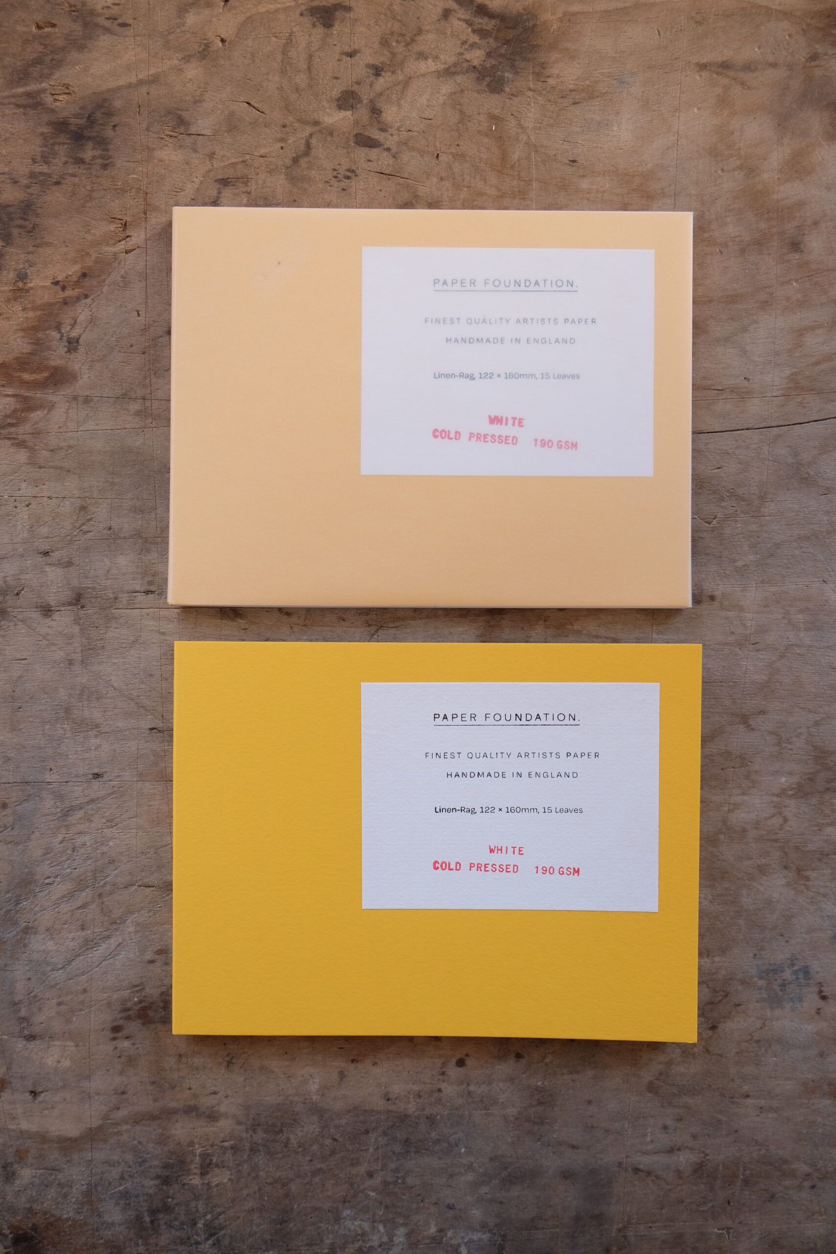 Art Pad S - Zeichenblock - THERMOS YELLOW X WHITE - Paper Foundation