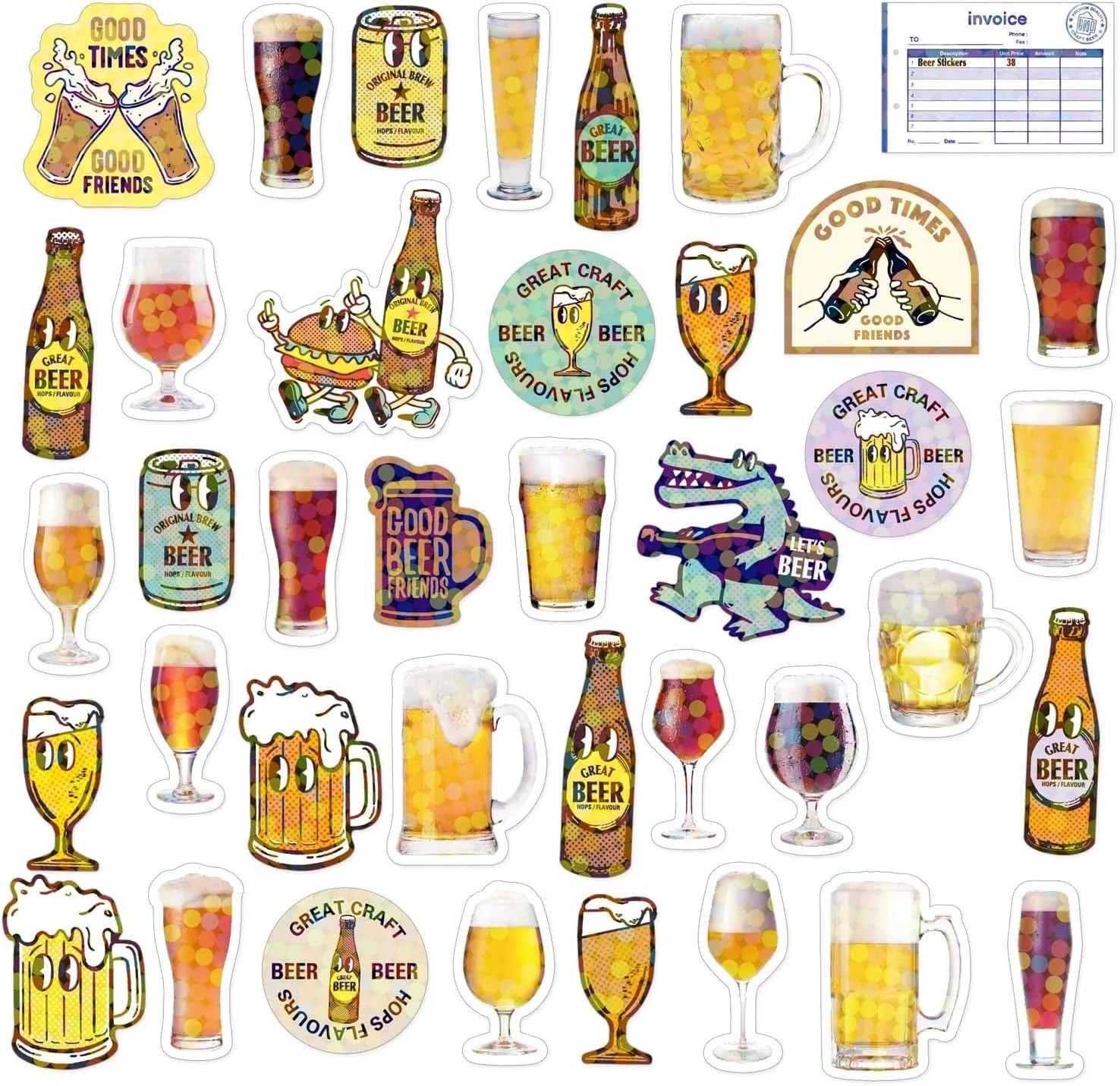 Hako Sticker Box "Beer" - Sticker von Greeting Life