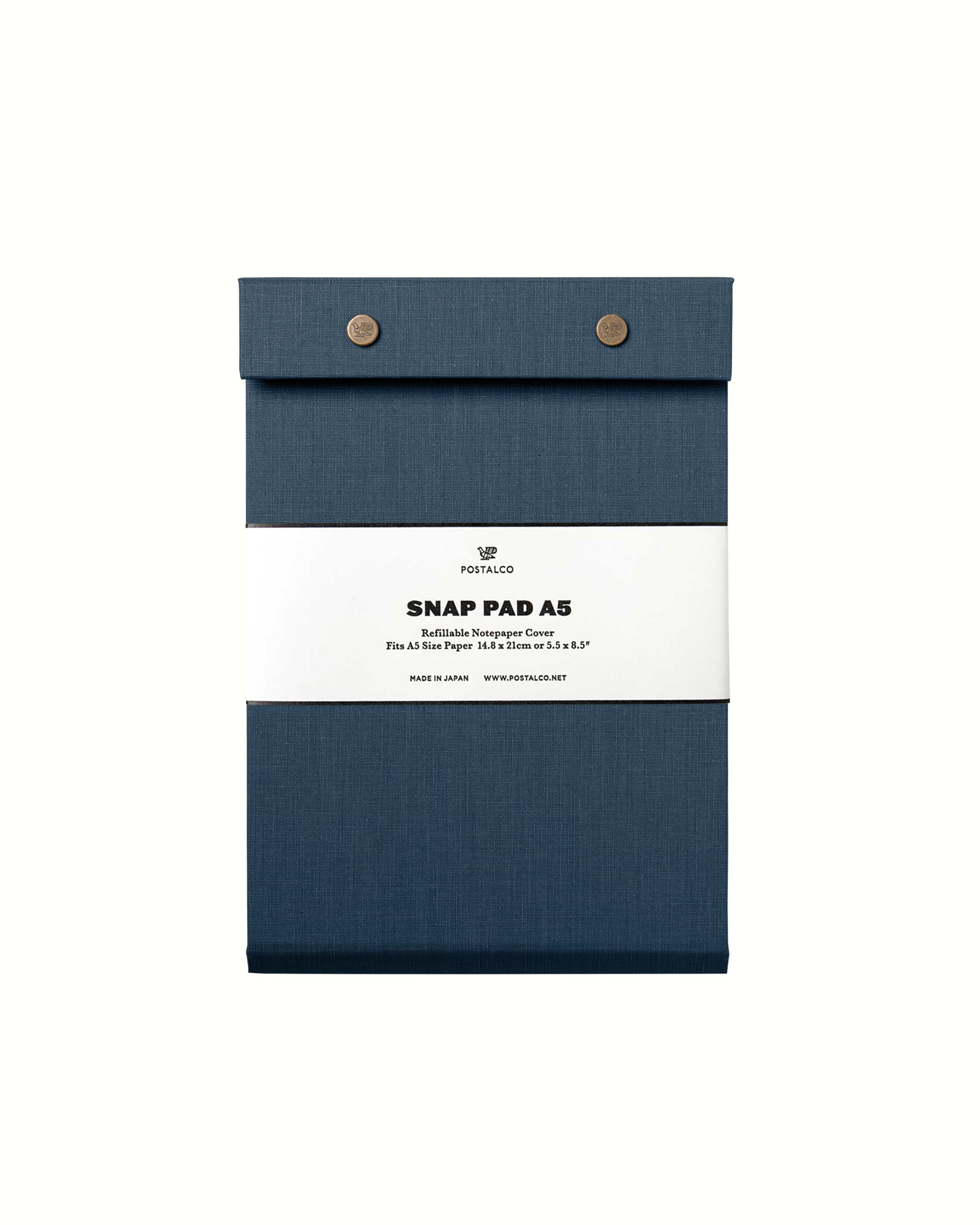 Snap Pad in A5 - Dunkelblau - Klemmbrett von Postalco