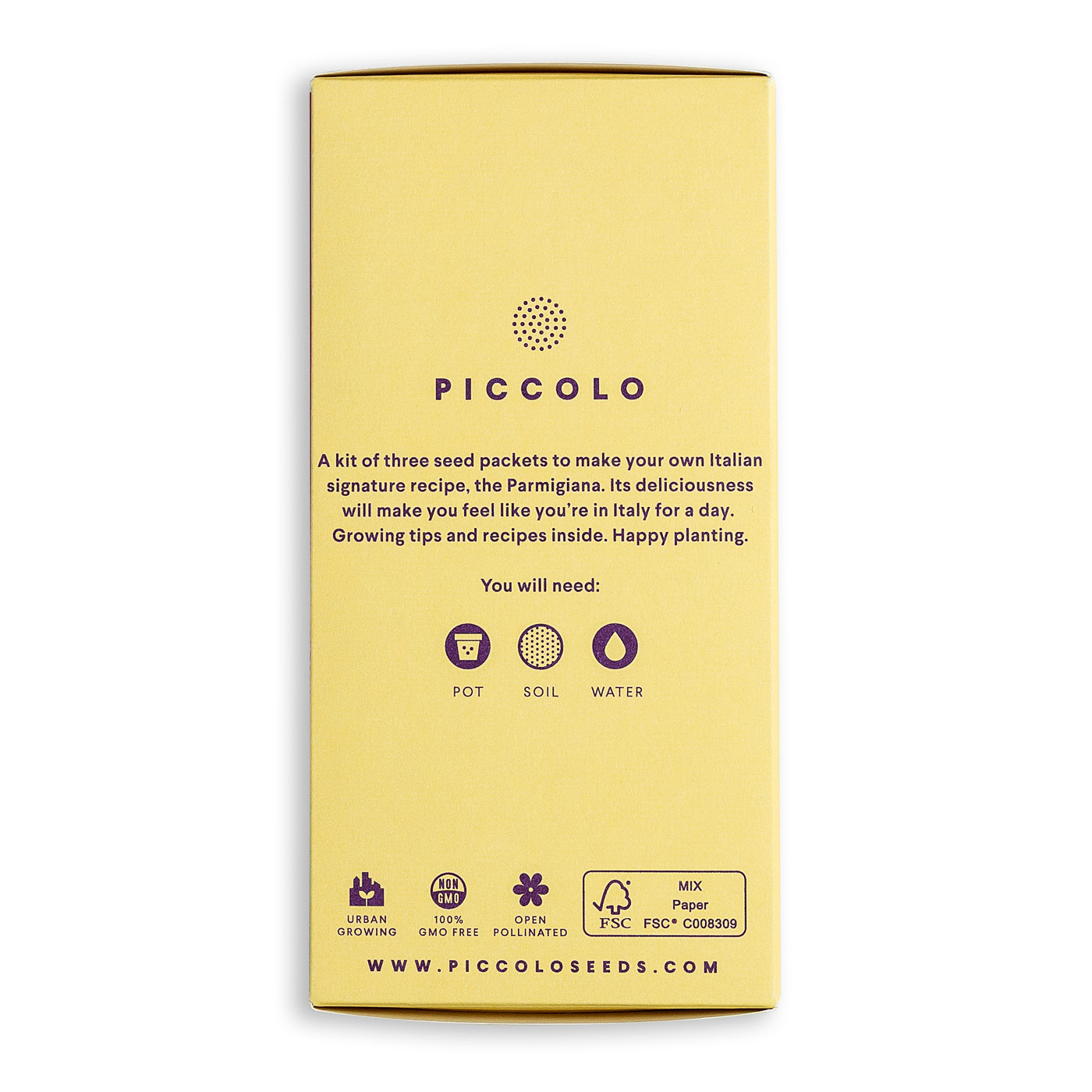 Auberginen Parmigiana - Saatgut Set Piccolo Seeds-PS2012-Piccolo Seeds-Saatgut Urban Gardening Auberginen Parmigiana - Saatgut Set Piccolo Seeds von Piccolo Seeds aus der Kategorie Saatgut Urban Gardening mit der Artikelnummer PS2012