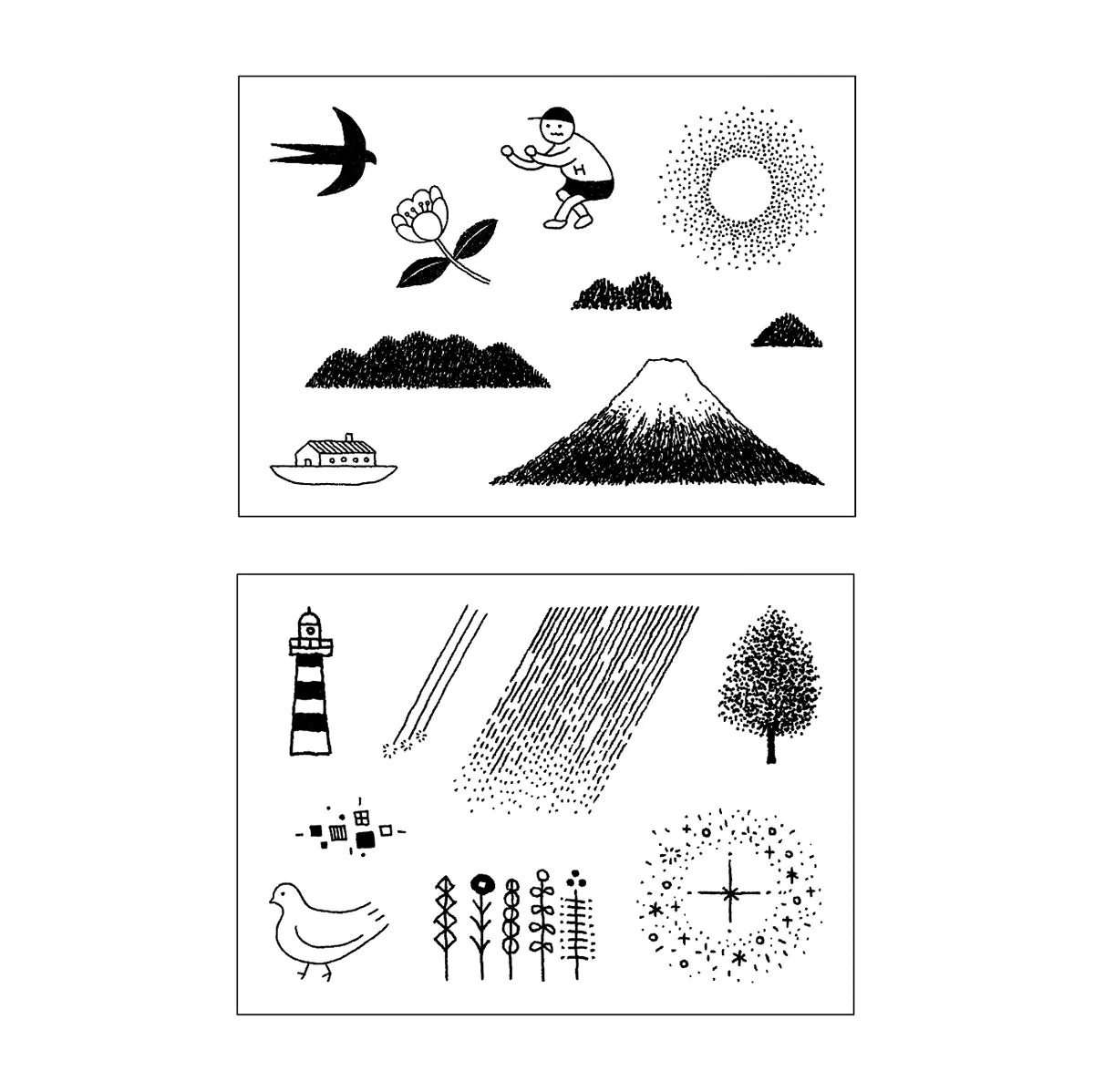 Acrylstempel Box "Mountain and Nature Scenery" - shunshun x Mizushima
