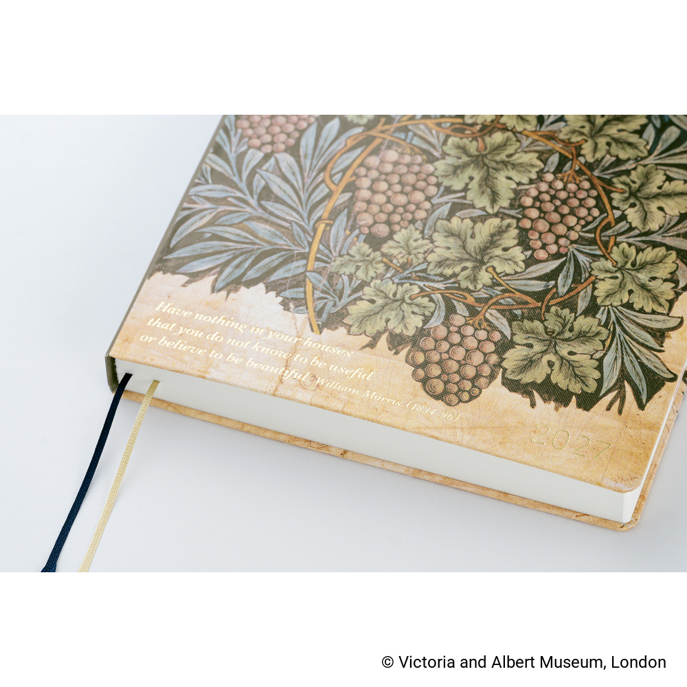 HON A5 2027 englisch – V&A Series: Vine | Hobonichi