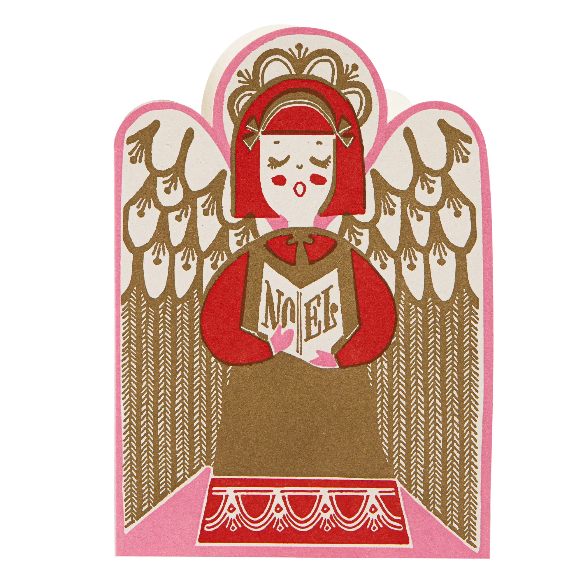"Angel" - 3D Klappkarte - Cut-Out Card von Archivist