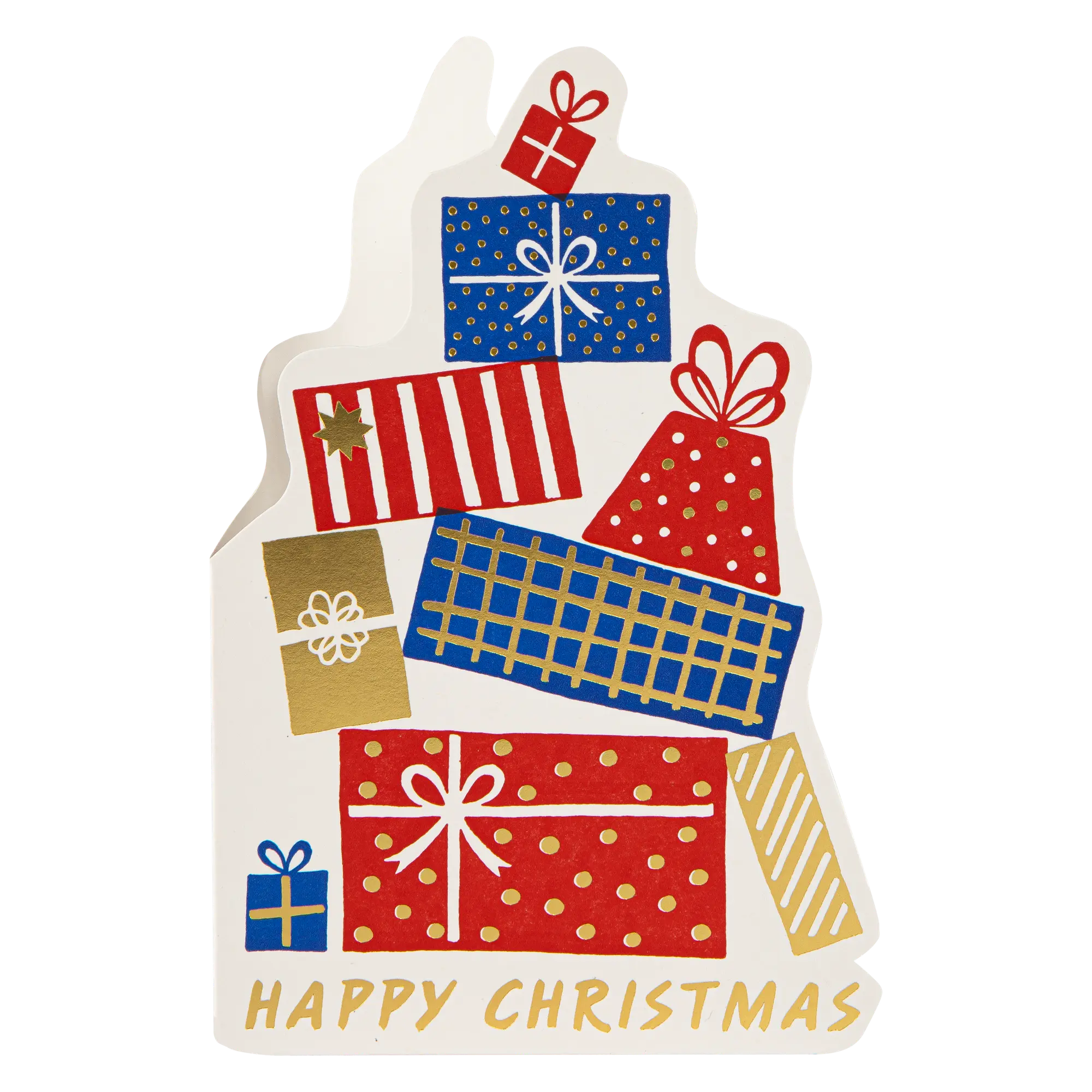 "Christmas Presents" - 3D Klappkarte - Cut-Out Card von Archivist