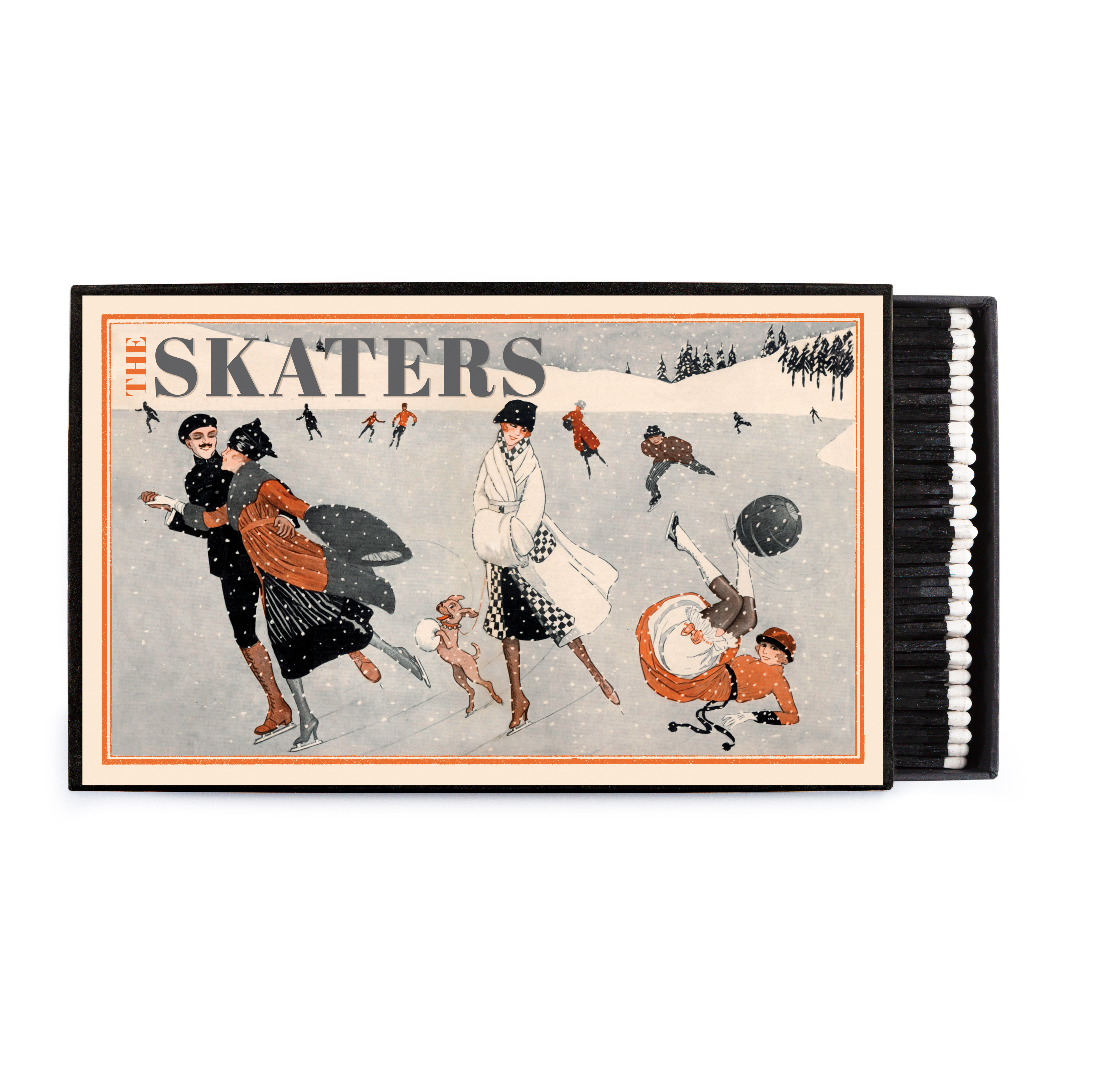 XXL Streichhölzer "Snowy Skaters" von Archivist aus der Kategorie Streichhölzer mit der Artikelnummer BB24