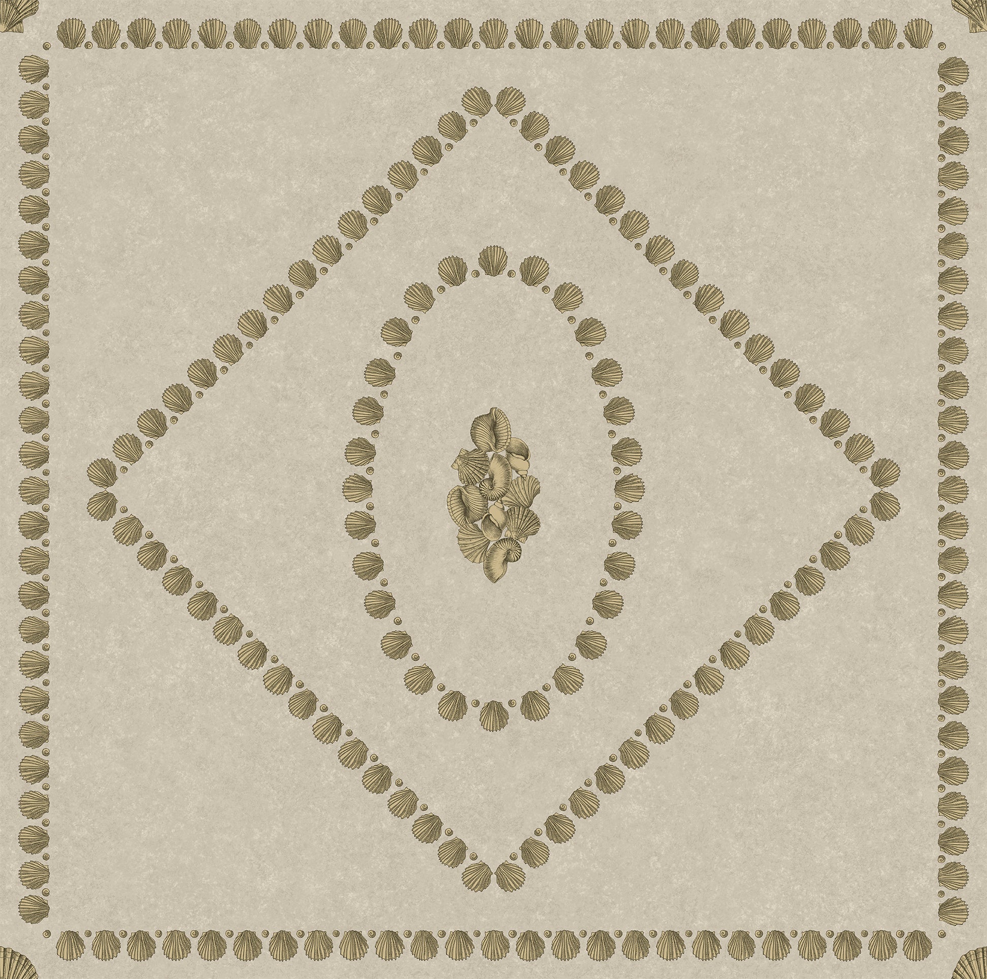 Conchiglie Tapete - 123/5025 - Gold on Stone - Cole&Son - Fornasetti Senza Tempo II-Gold on Stone-Cole&Son-Fornasetti Senza Tempo II Conchiglie Tapete - 123/5025 - Gold on Stone - Cole&Son - Fornasetti Senza Tempo II von Cole&Son aus der Kategorie Fornasetti Senza Tempo II mit der Artikelnummer Gold on Stone
