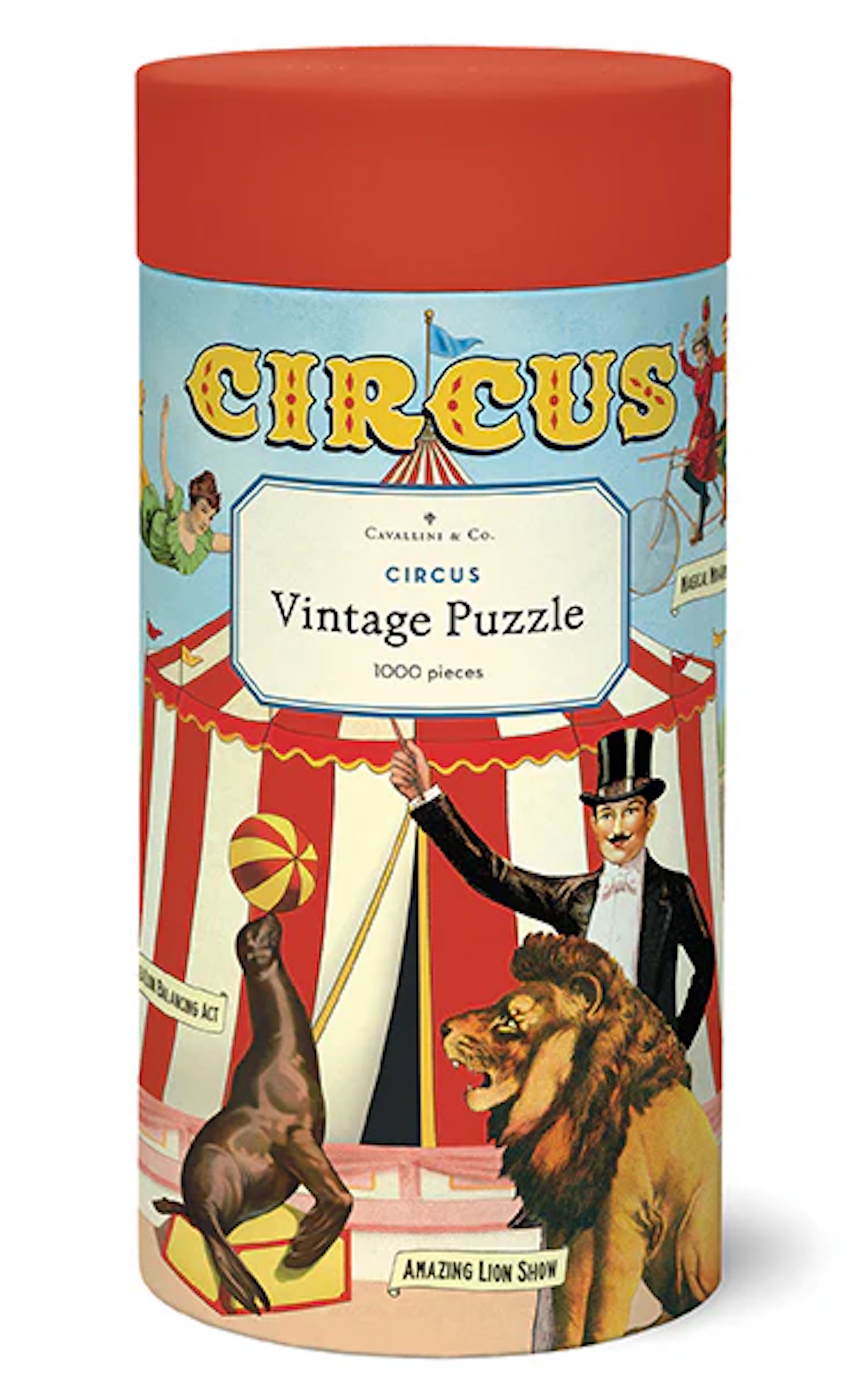 Circus - Vintage Puzzle von Cavallini - 1.000 Teile Circus - Vintage Puzzle von Cavallini - 1.000 Teile