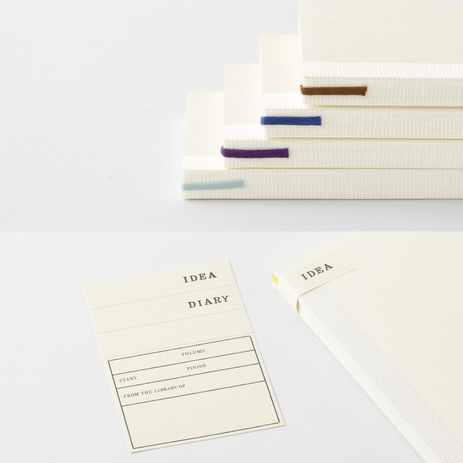 MD Notebook - A7 - kariert / grid - Midori Notizbuch