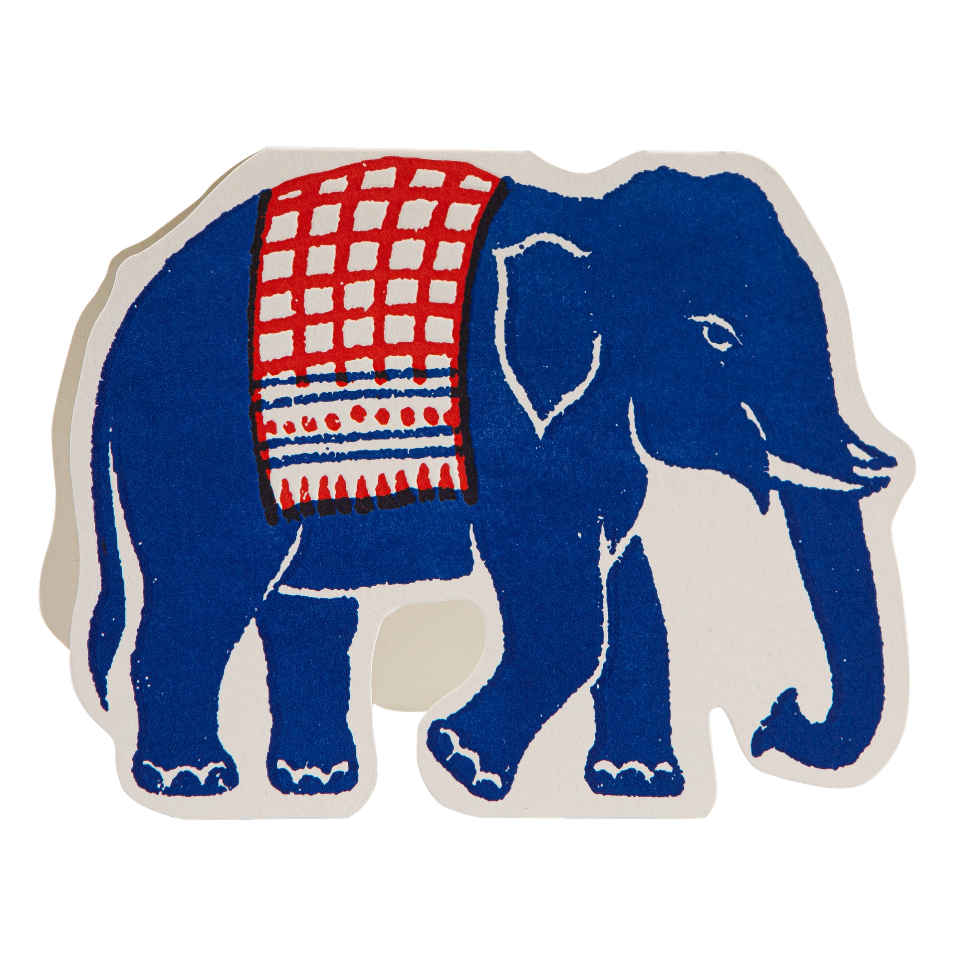 "Elephant" - 3D Klappkarte - Cut-Out Card von Archivist