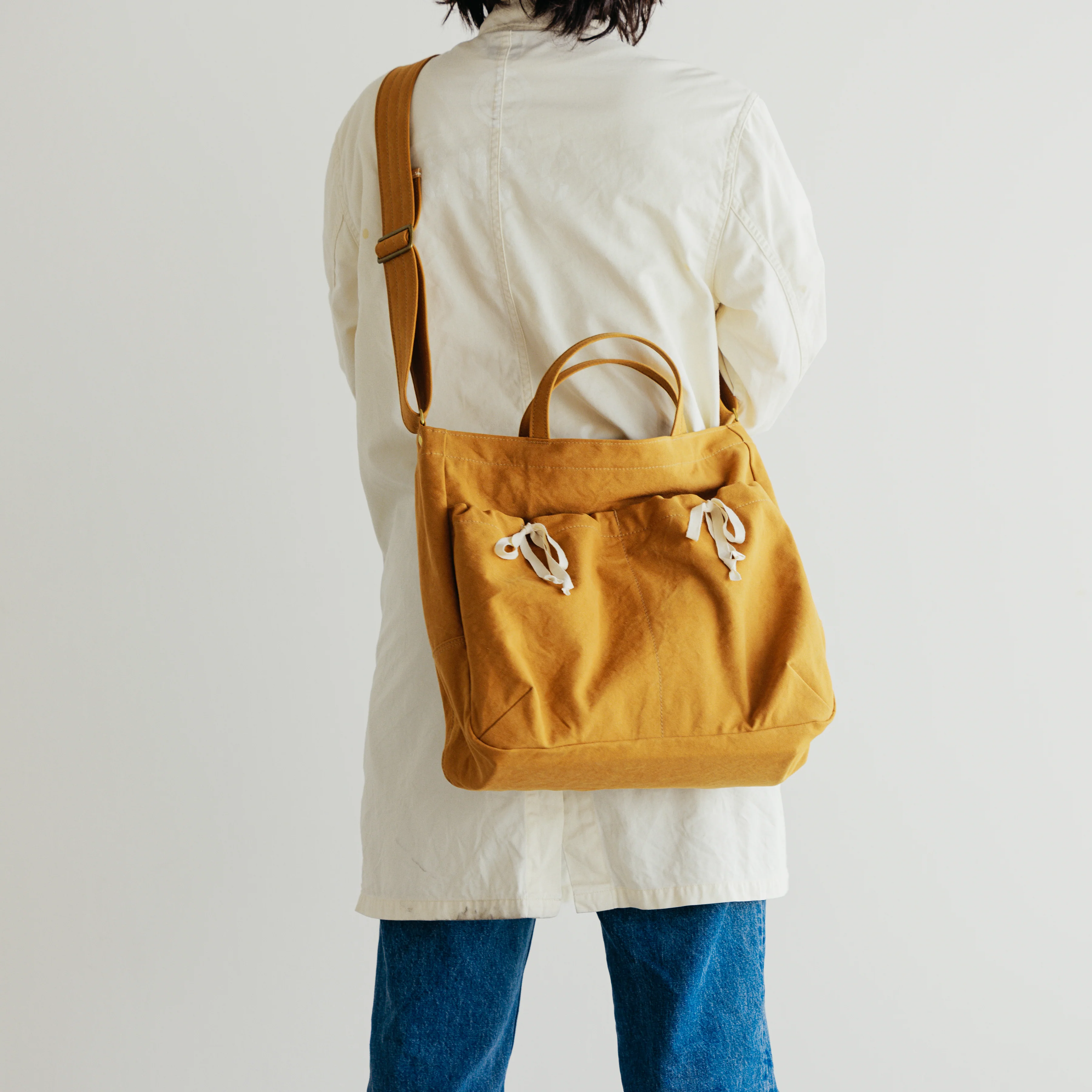 Two Pocket Shoulder Bag - Schultertasche aus Baumwolle - The Superior Labor - *Pre-order/Vorbestellung*