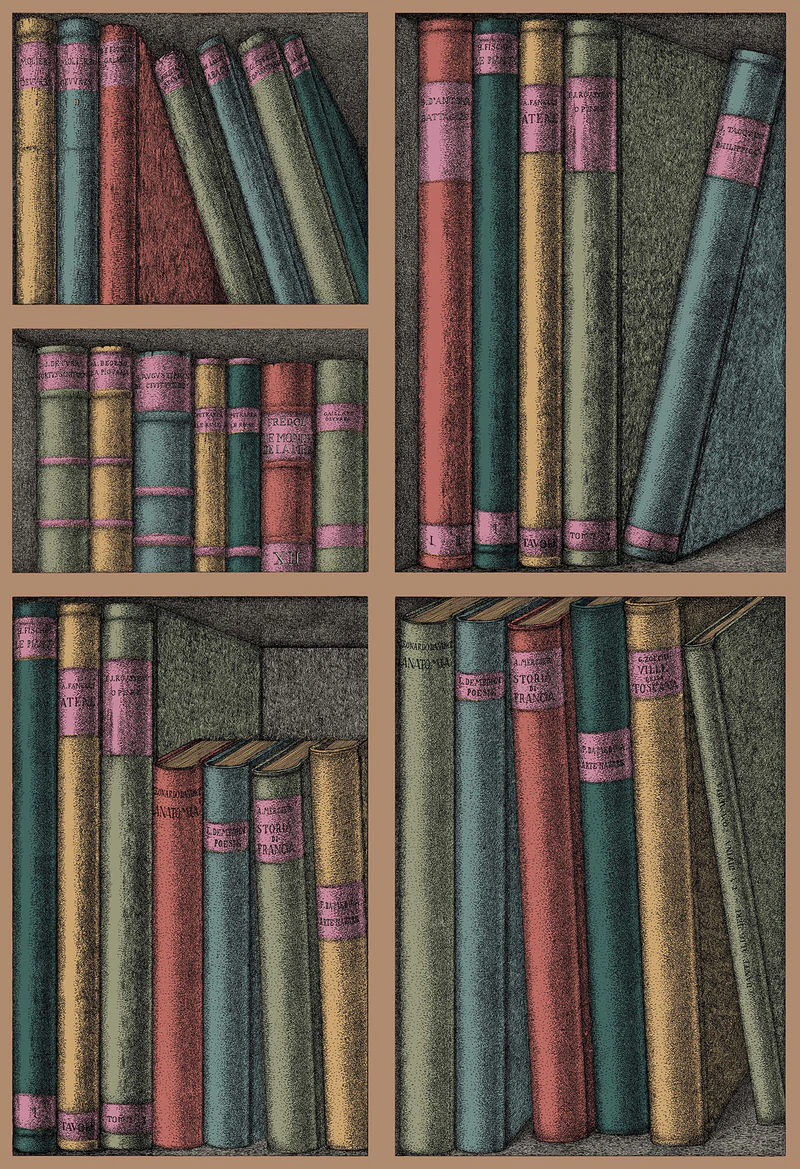 Ex Libris Tapete - 114/5010 - Cole&Son - Fornasetti-114-5010-Cole&Son-Fornasetti Selection Ex Libris Tapete - 114/5010 - Cole&Son - Fornasetti von Cole&Son aus der Kategorie Fornasetti Selection mit der Artikelnummer 114-5010