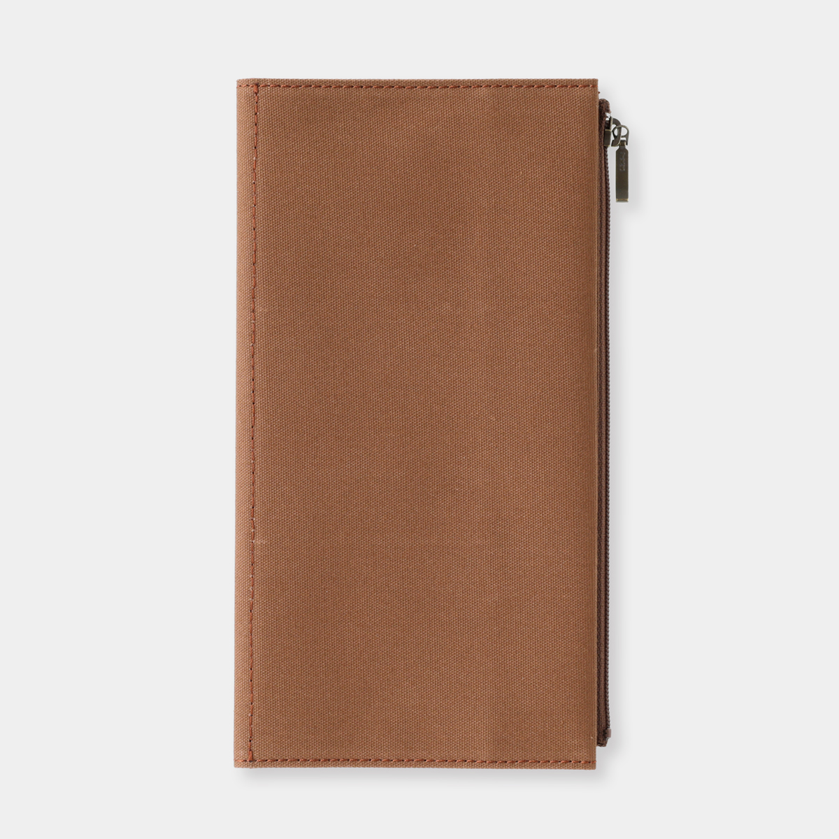 Zipper Case Baumwolle "Coffee" - TRAVELER'S FACTORY Notebook Refill Regular