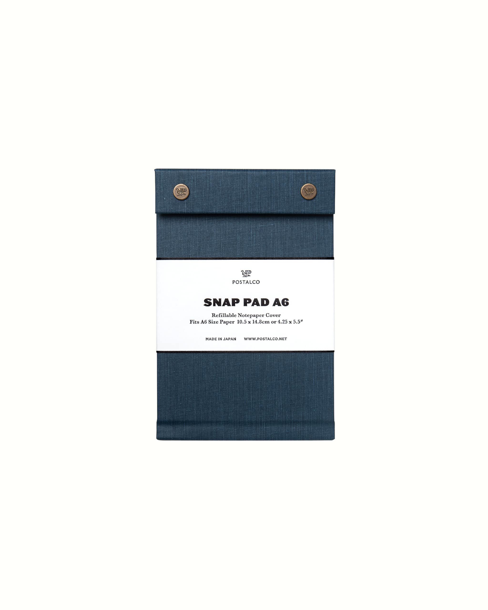 Snap Pad in A6 - Dunkelblau - Klemmbrett von Postalco
