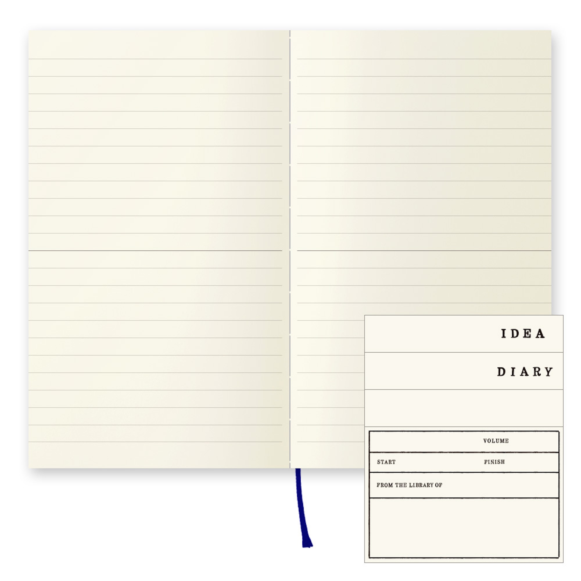 MD Notebook - B6 Slim - liniert / lined - Midori Notizbuch-15291006-Midori Japan-MD Notebooks MD Notebook - B6 Slim - liniert / lined - Midori Notizbuch von Midori Japan aus der Kategorie MD Notebooks mit der Artikelnummer 15291006
