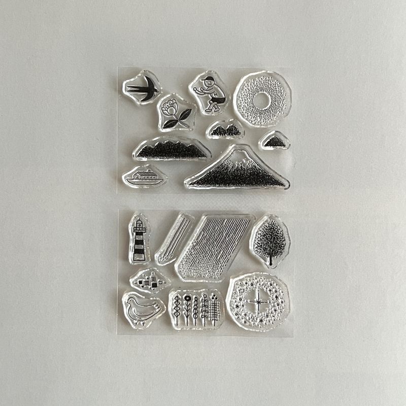 Acrylstempel Box "Mountain and Nature Scenery" - shunshun x Mizushima