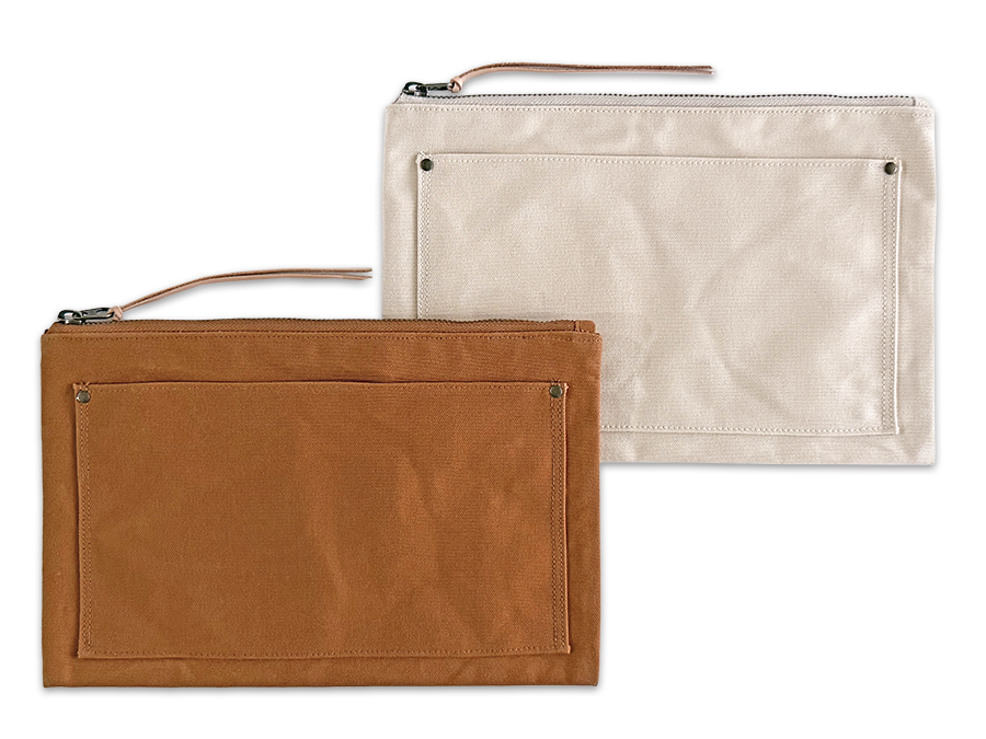 HIRA pouch / Large - Marron - Etui von Yuruliku