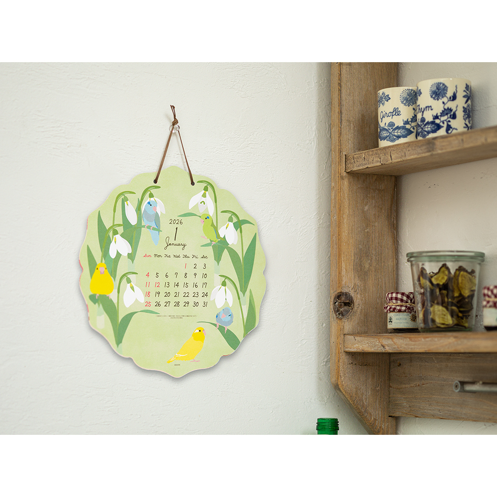 Midori Wandkalender 2026 - Birds Midori Wandkalender 2026 - Birds