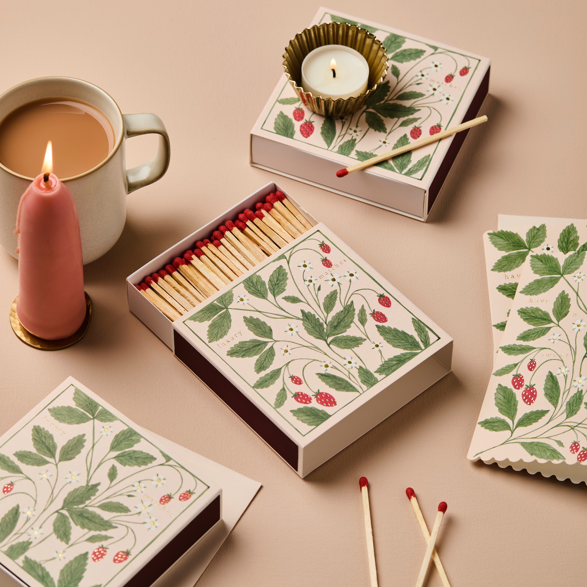 Streichhölzer "Strawberry Matches" Streichhölzer "Strawberry Matches"