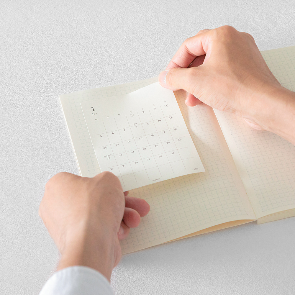 MD Kalenderaufkleber - Diary Sticker 2026 - S