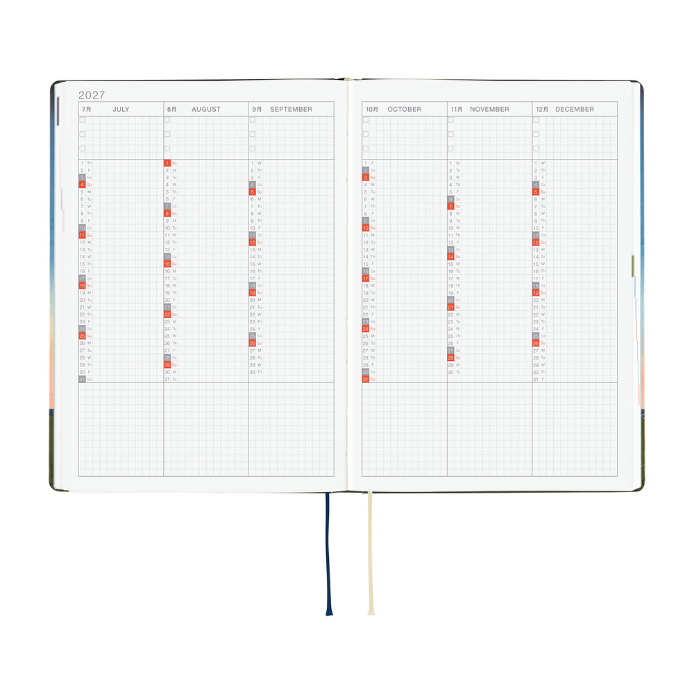 HON A5 2027 englisch – Hiroko Kubota: String Telephone Until the Moon is Full | Hobonichi