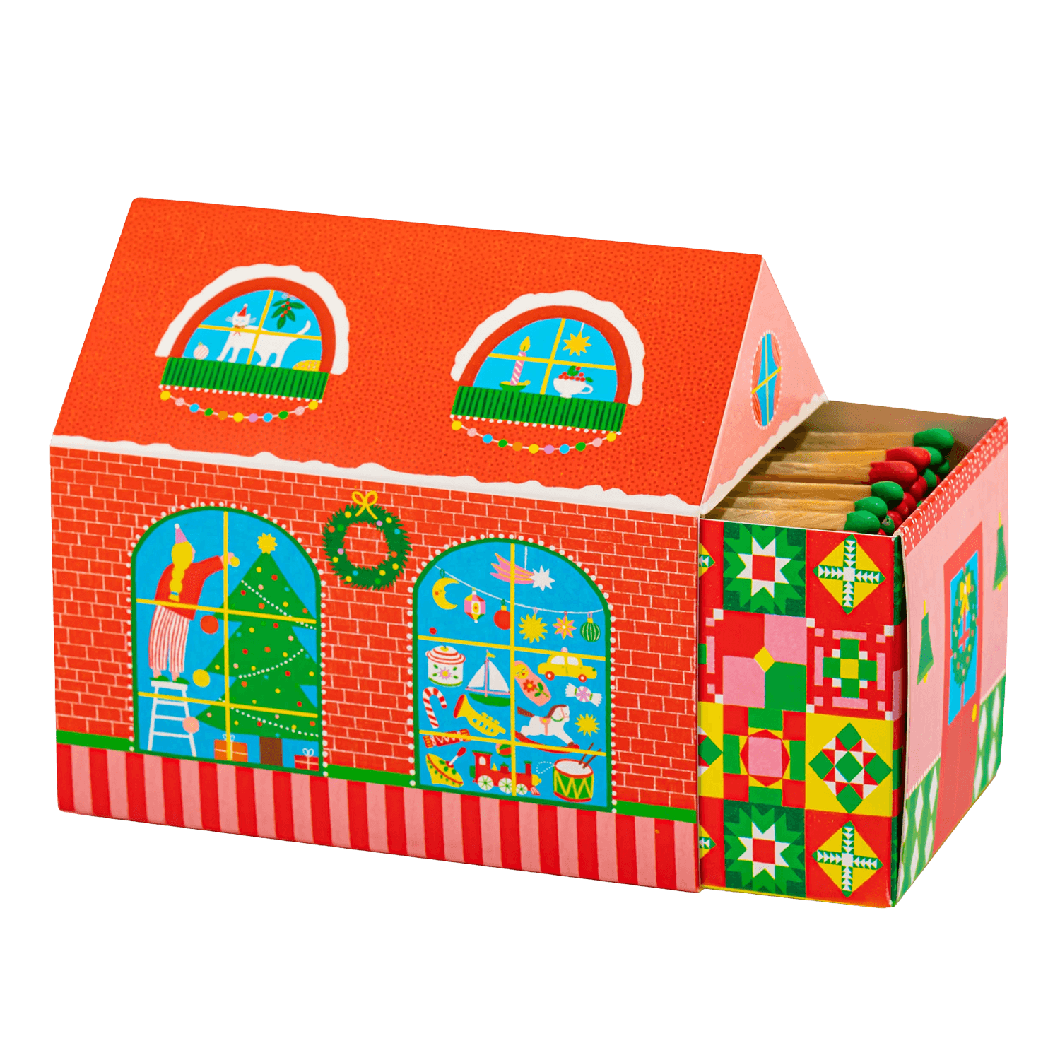 Streichhölzer "Christmas House"