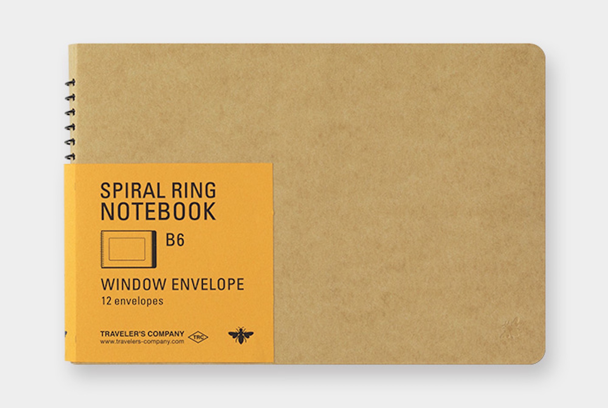 Spiral-Notizbuch - Umschlag mit Fenster - B6 - TRAVELER'S COMPANY-15252-006-TRAVELER'S COMPANY JAPAN-Spiral Ring Notebooks Spiral-Notizbuch - Umschlag mit Fenster - B6 - TRAVELER'S COMPANY von TRAVELER'S COMPANY JAPAN aus der Kategorie Spiral Ring Notebooks mit der Artikelnummer 15252-006
