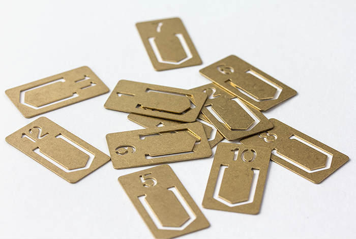 Number Clips - Serie BRASS von der TRAVELER'S COMPANY JAPAN von TRAVELER'S COMPANY JAPAN aus der Kategorie Messing - Brass mit der Artikelnummer 43080006