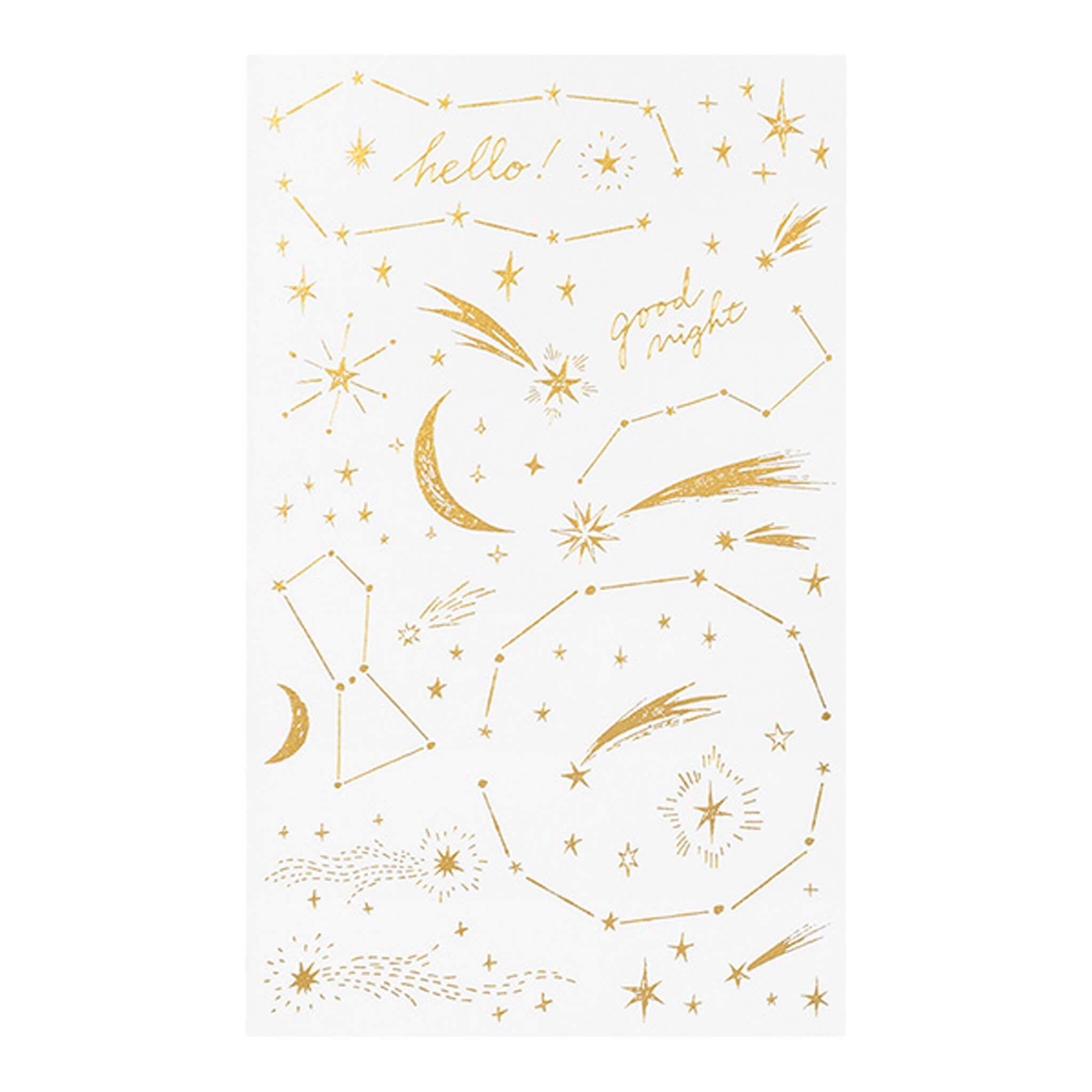 Midori Transfer Sticker Gold - Stars Midori Transfer Sticker Gold - Stars