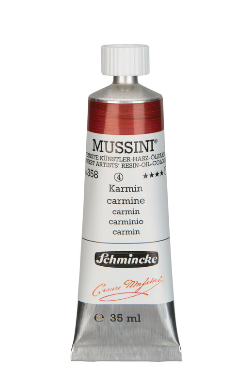 358 - Karmin - 35ml - Mussini Ölfarbe von Schmincke - PG4