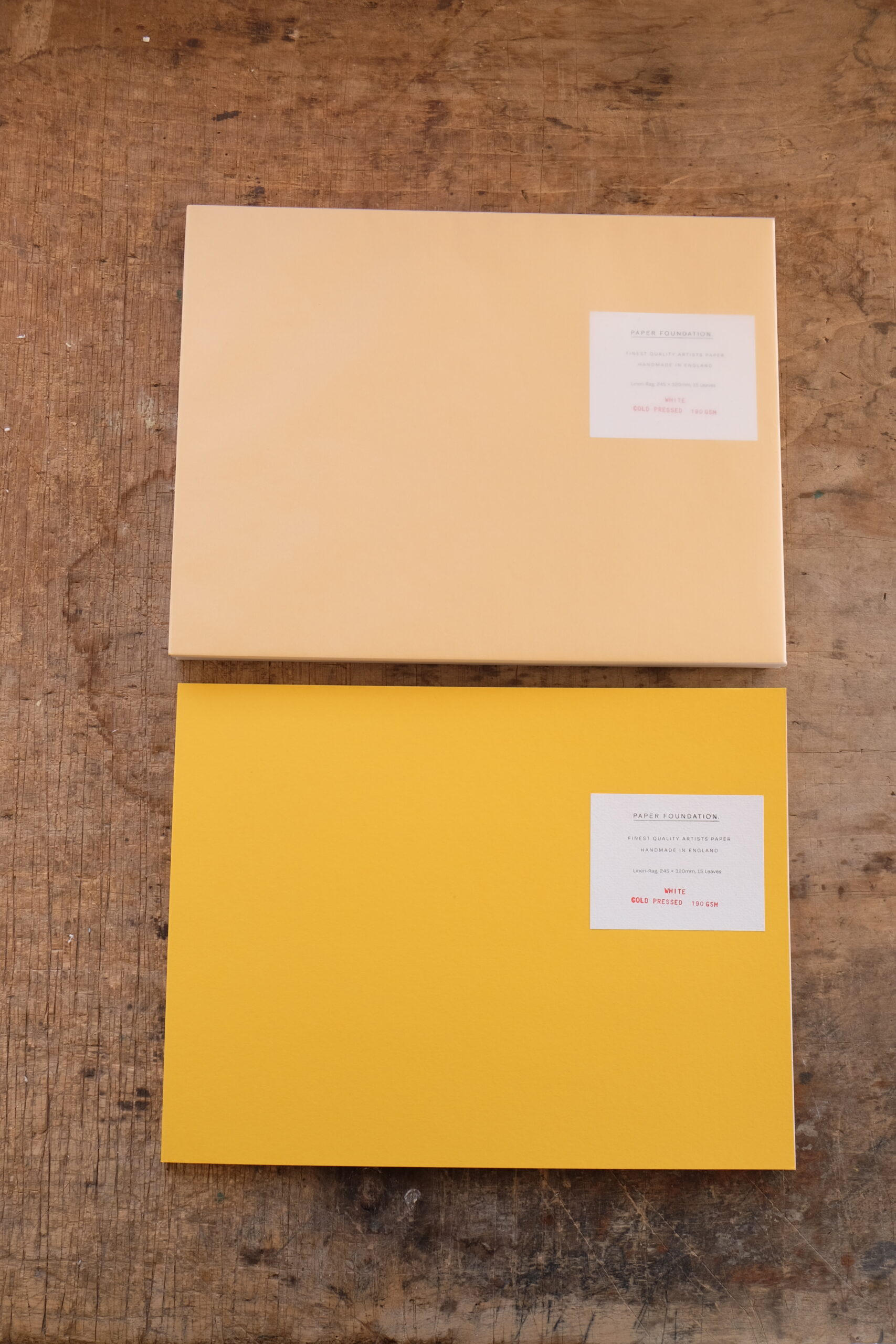 Art Pad L - Zeichenblock - THERMOS YELLOW X WHITE - Paper Foundation