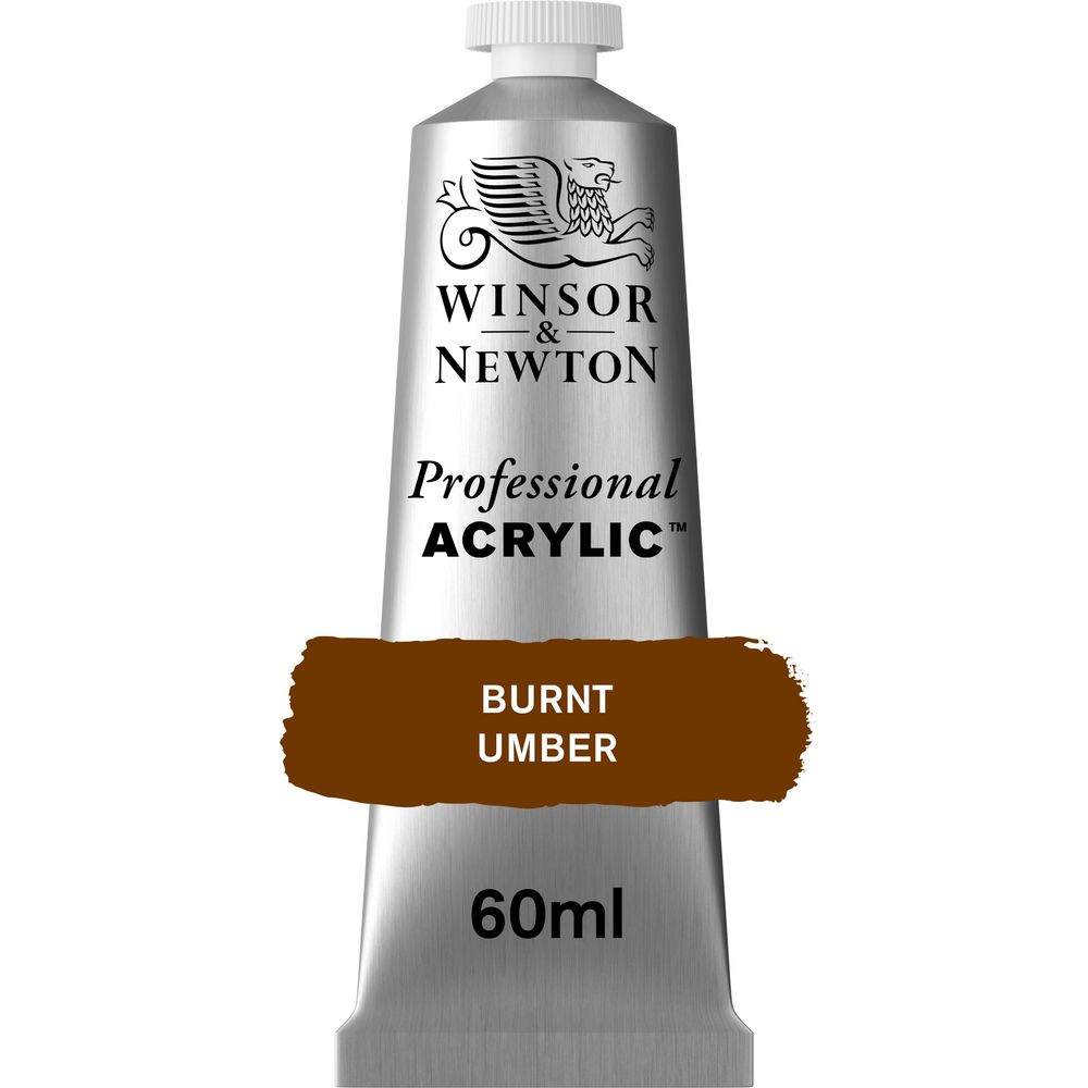 076 - Burnt Umber - 60ml Professional Acrylic von Winsor&Newton - S1