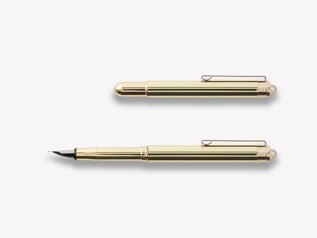 Fountain Pen - Füller aus Messing - Serie BRASS von der TRAVELER'S COMPANY JAPAN