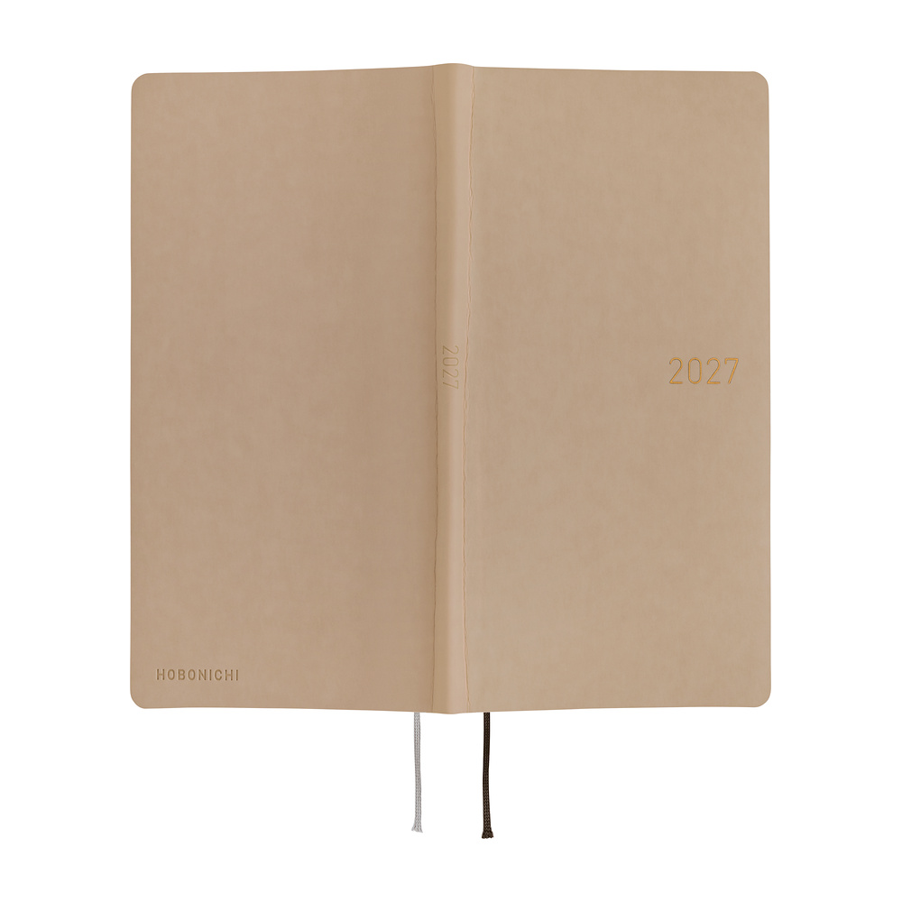 Weeks 2027 englisch – Smooth: Café au Lait | Hobonichi