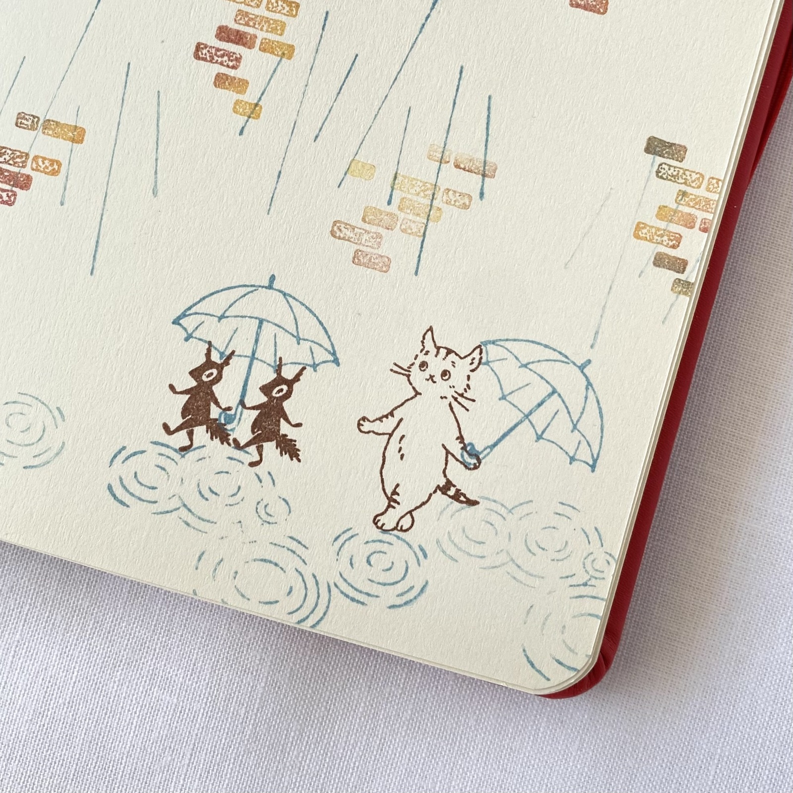 Eichhörnchen - links - Japanischer Stempel