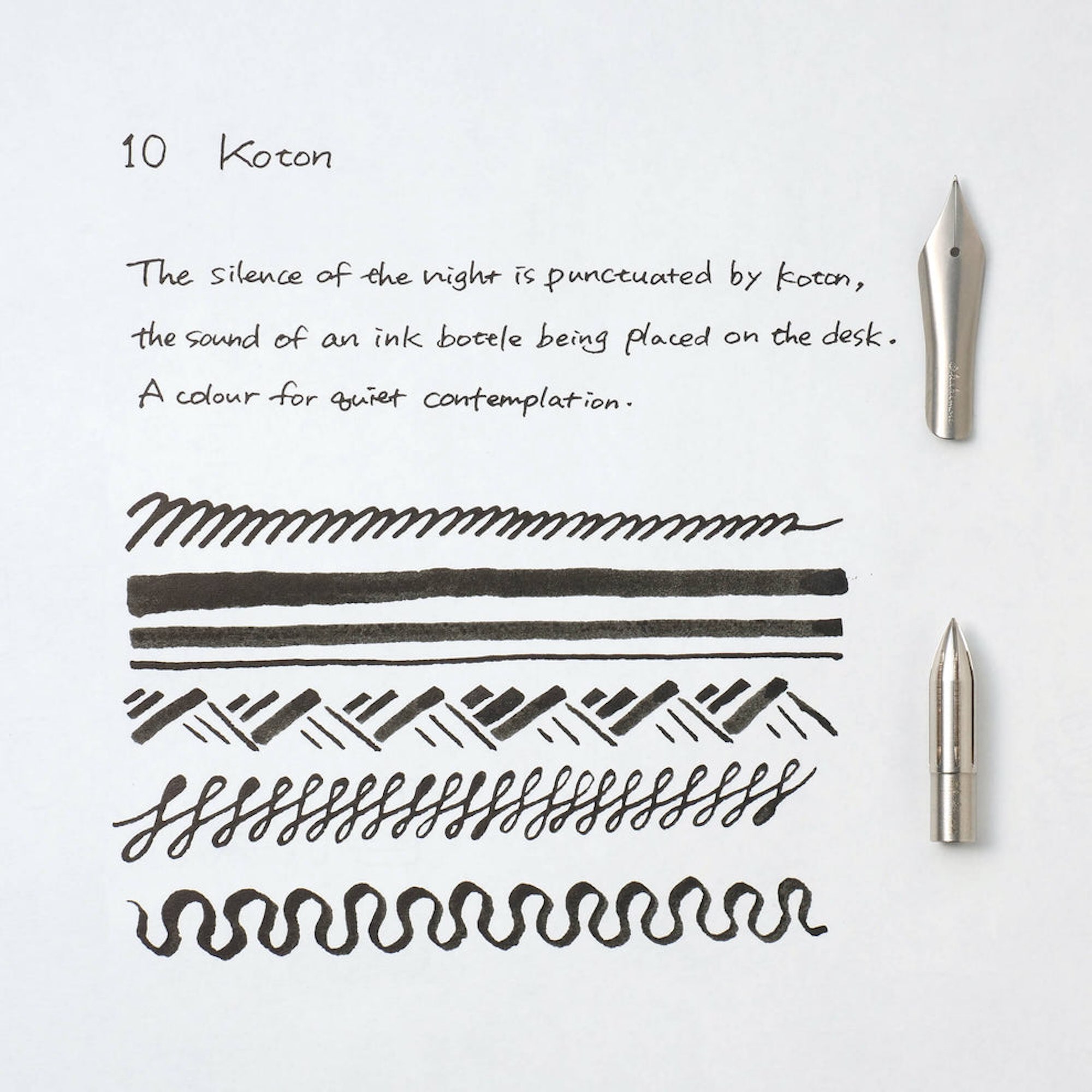 10 - Koton - Pigmenttinte von Kakimori 10 - Koton - Pigmenttinte von Kakimori