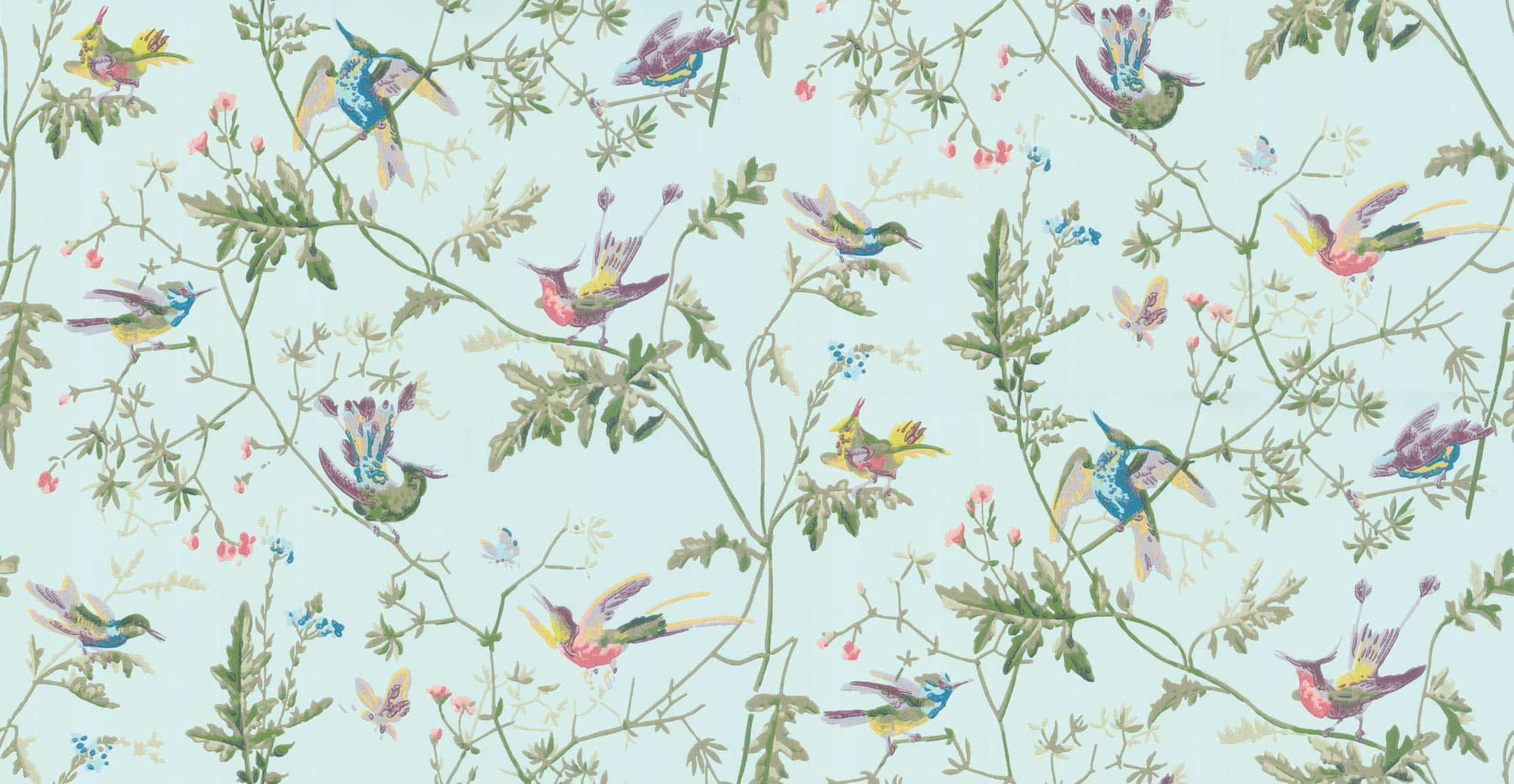 Hummingbirds Tapete - 100/14069 - Cole&Son - Archive Anthology von Cole&Son aus der Kategorie Archive Anthology mit der Artikelnummer 100-14069